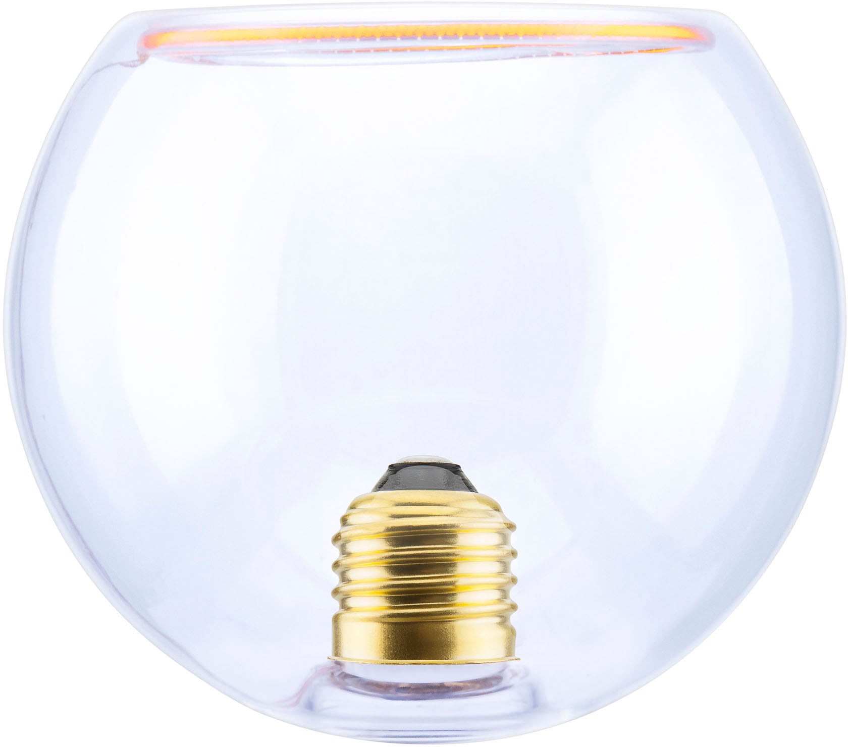 SEGULA LED-Leuchtmittel »LED Floating Globe 125 inside klar«, E27, 1 St., Extra-Warmweiß, LED Floating Globe 125 inside klar, E27, 4,5W, CRI 90, dimmbar
