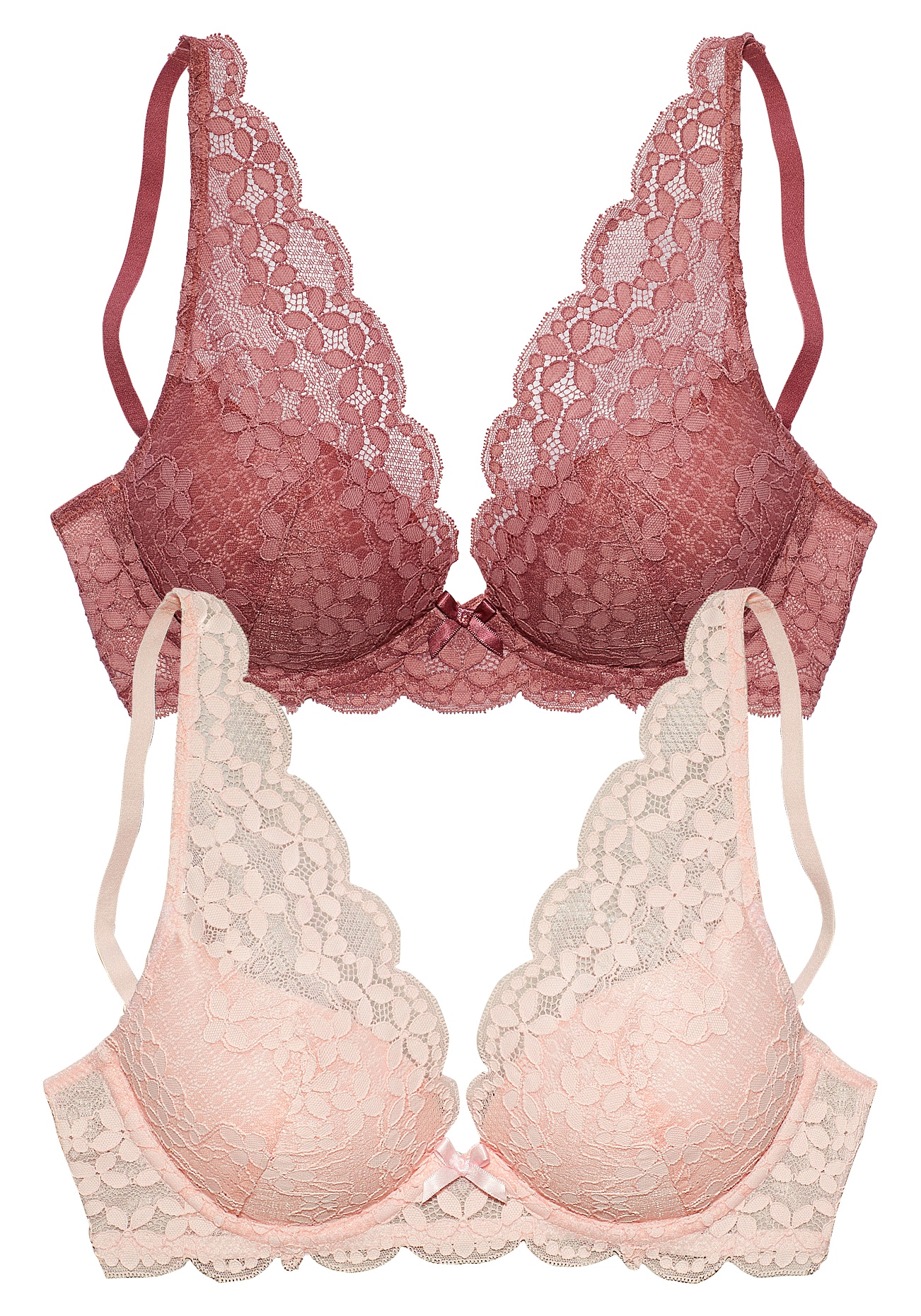petite fleur by Lascana Push-up-BH Packung, in High Apex Schnittform, Dessous