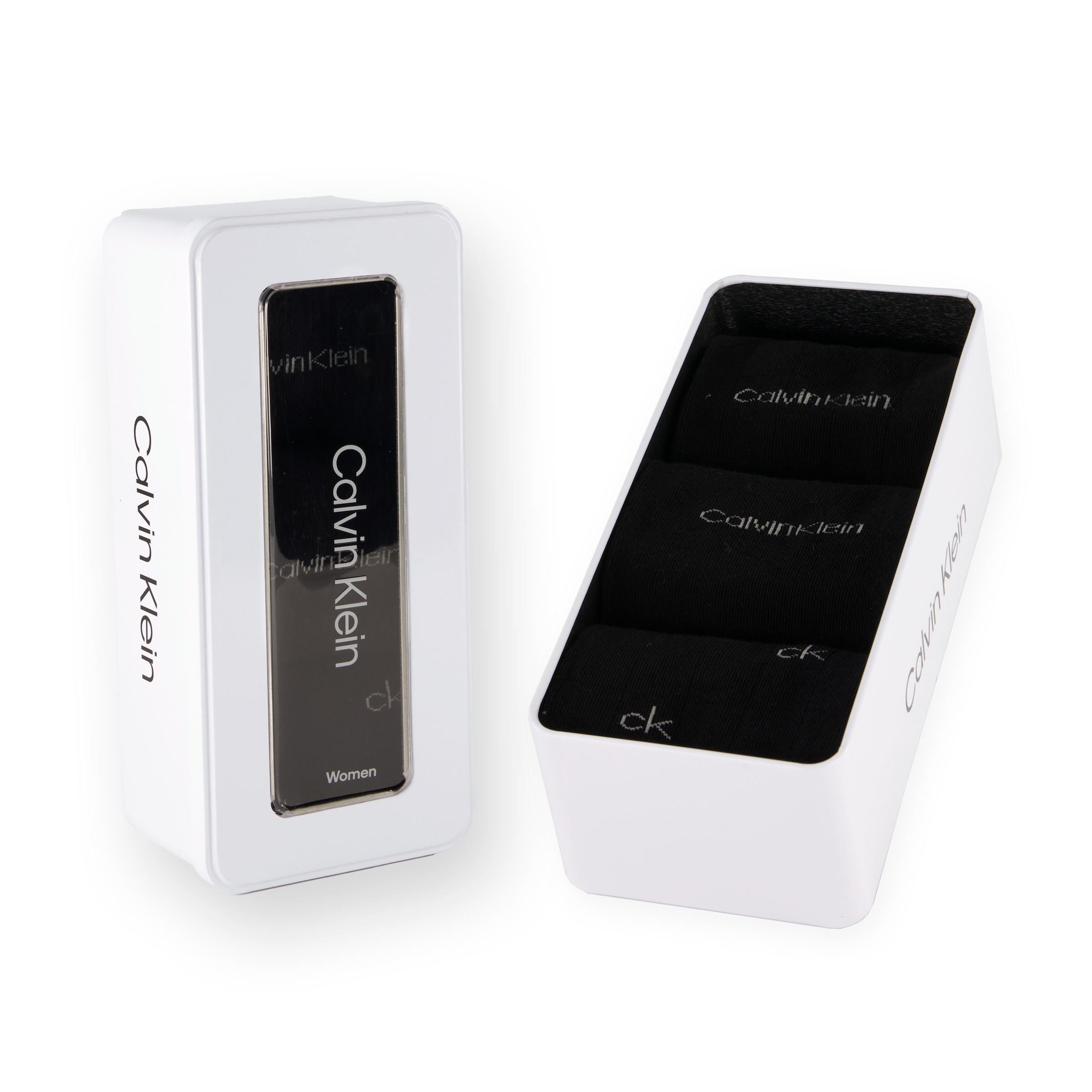 Calvin Klein Socken »CK WOMEN SOCK 3P GIFTBOX GRID AOP«, (3er Pack), Geschenkbox