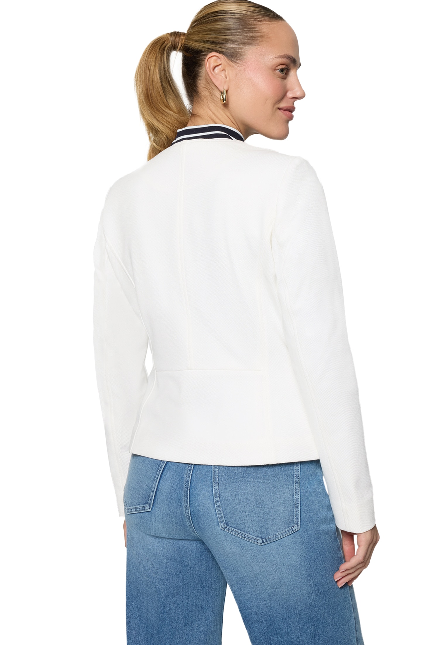 Zero Kurzblazer »Damen mit Paspeltaschen« Plain/ohne Details
