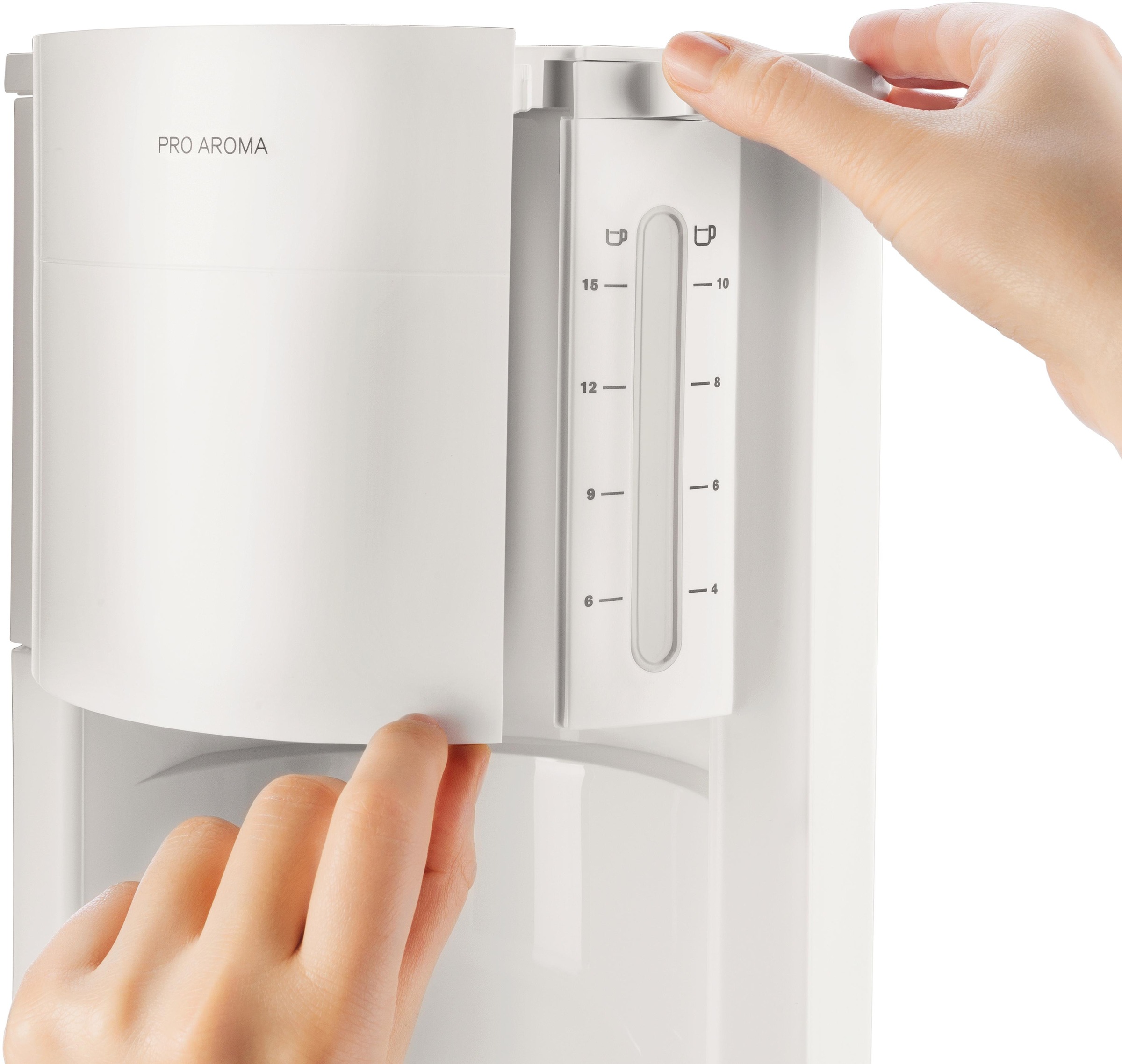 Krups Filterkaffeemaschine »F30908 Pro Aroma«, mit Glaskanne, 1,25L Füllmenge, 10-15 Tassen, 1050W