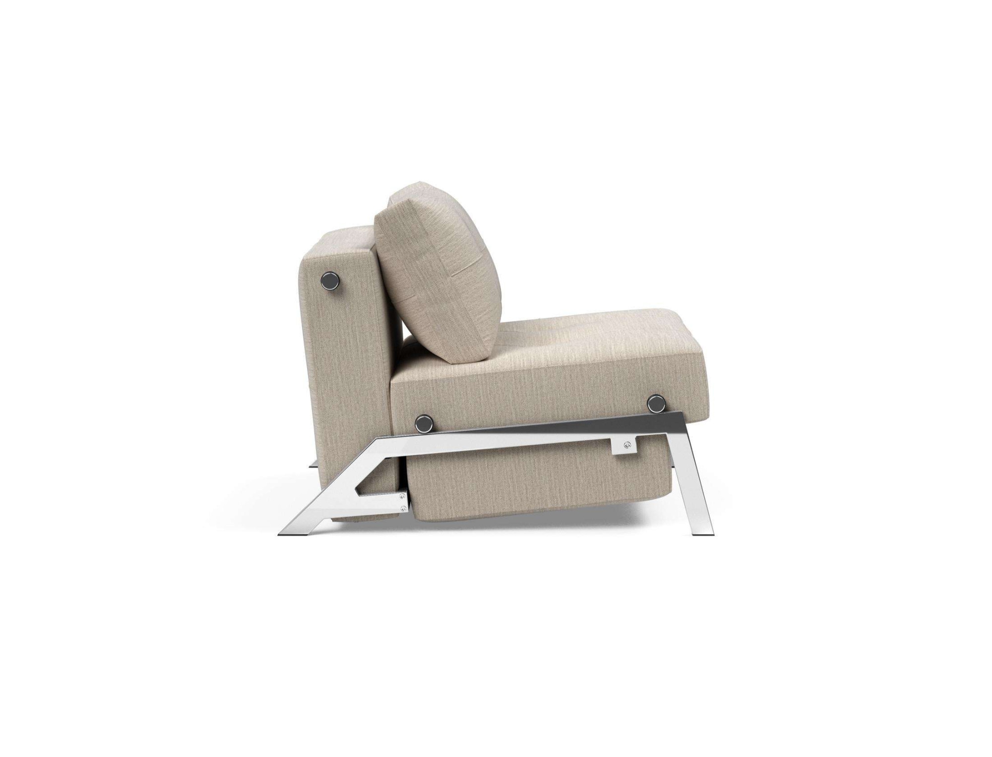 INNOVATION LIVING ™ Sessel »CUBED Schlafsessel«, Frontauszug, sehr platzsparend, abgewinkelt Sitzen - waagerecht Liegen
