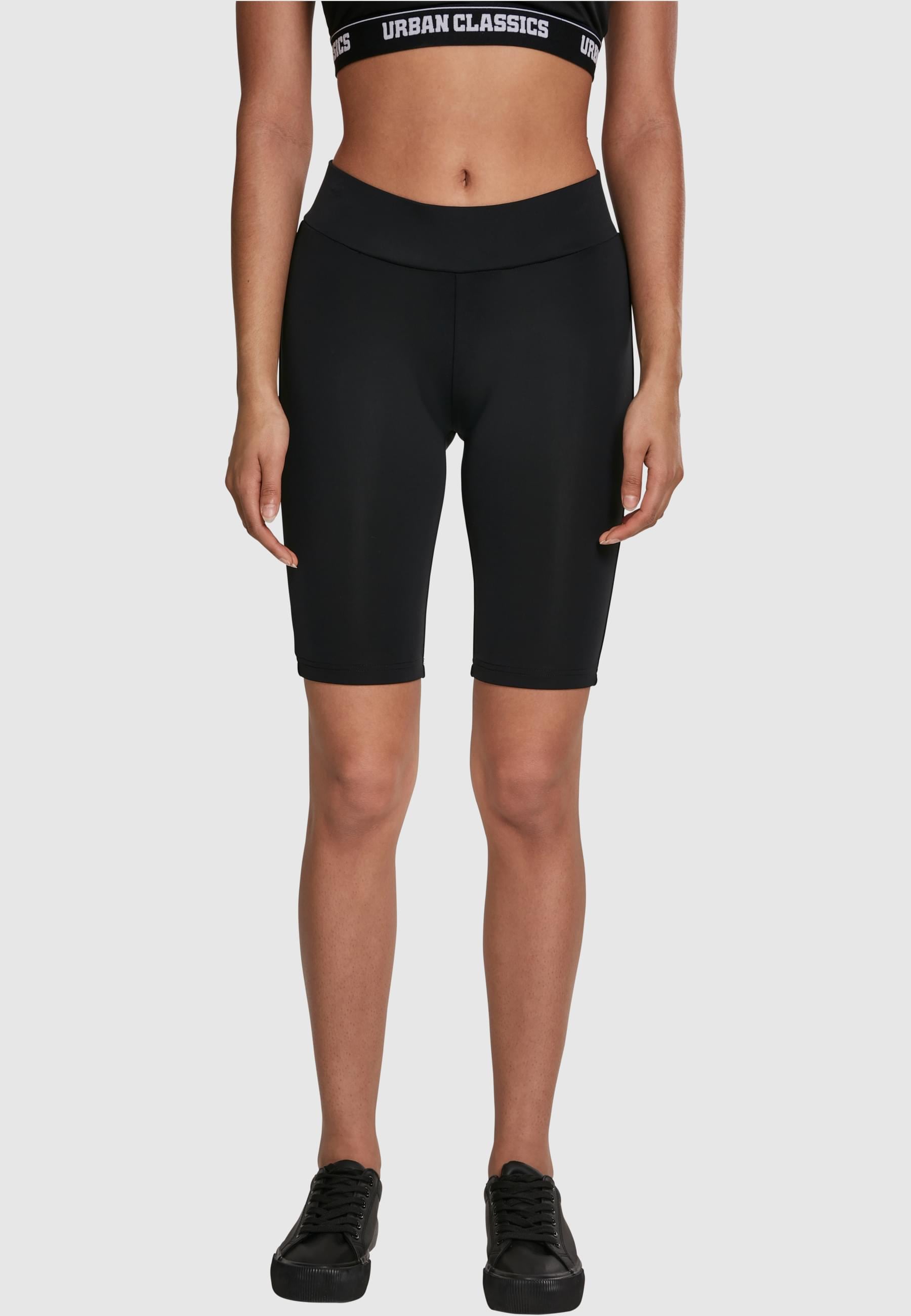 URBAN CLASSICS Stoffhose »Urban Classics Damen Ladies Cycle Shorts«, (1 tlg.)