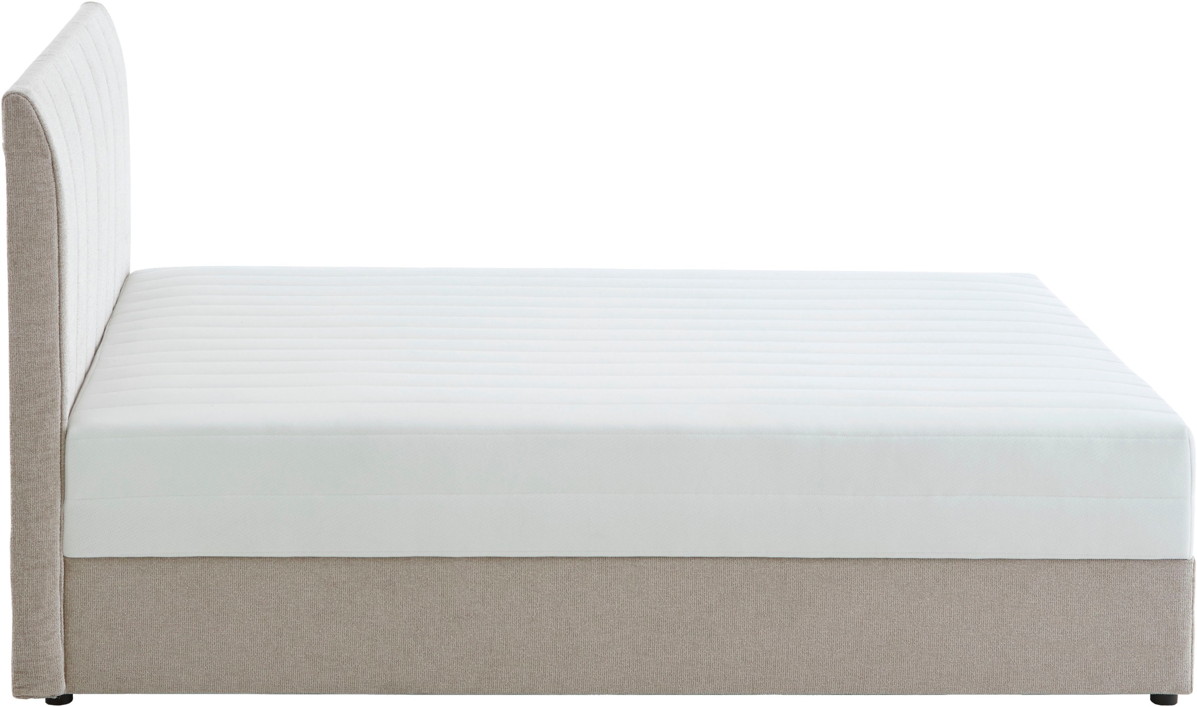 ATLANTIC home collection Boxbett »ALISIA«, mit Taschenfederkern, Bettkasten und Kissenrolle im Originalbezug