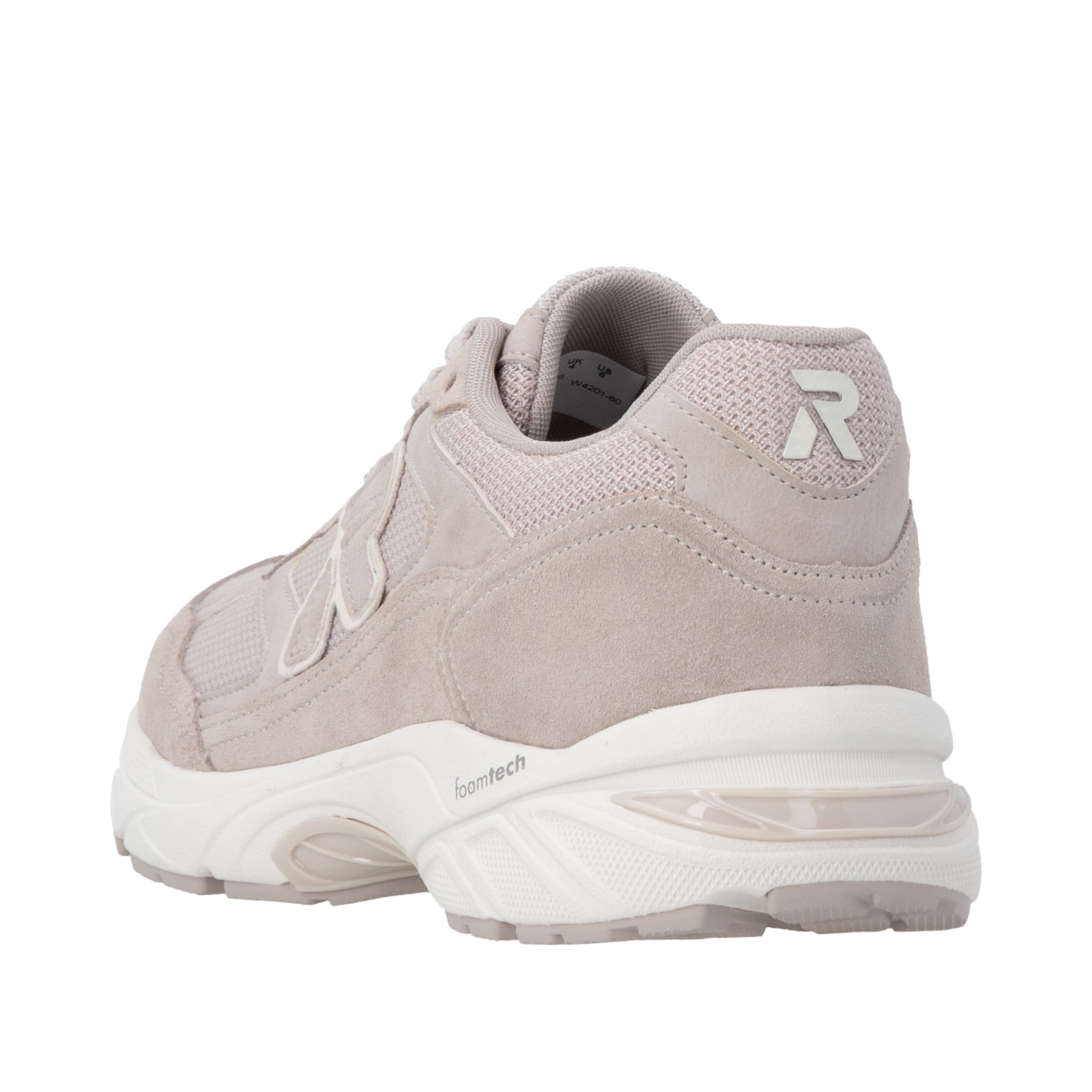 RIEKER Sport Sneaker  Halbschuh, Schnürschuh mit Logoemblem und Wechselfußbett