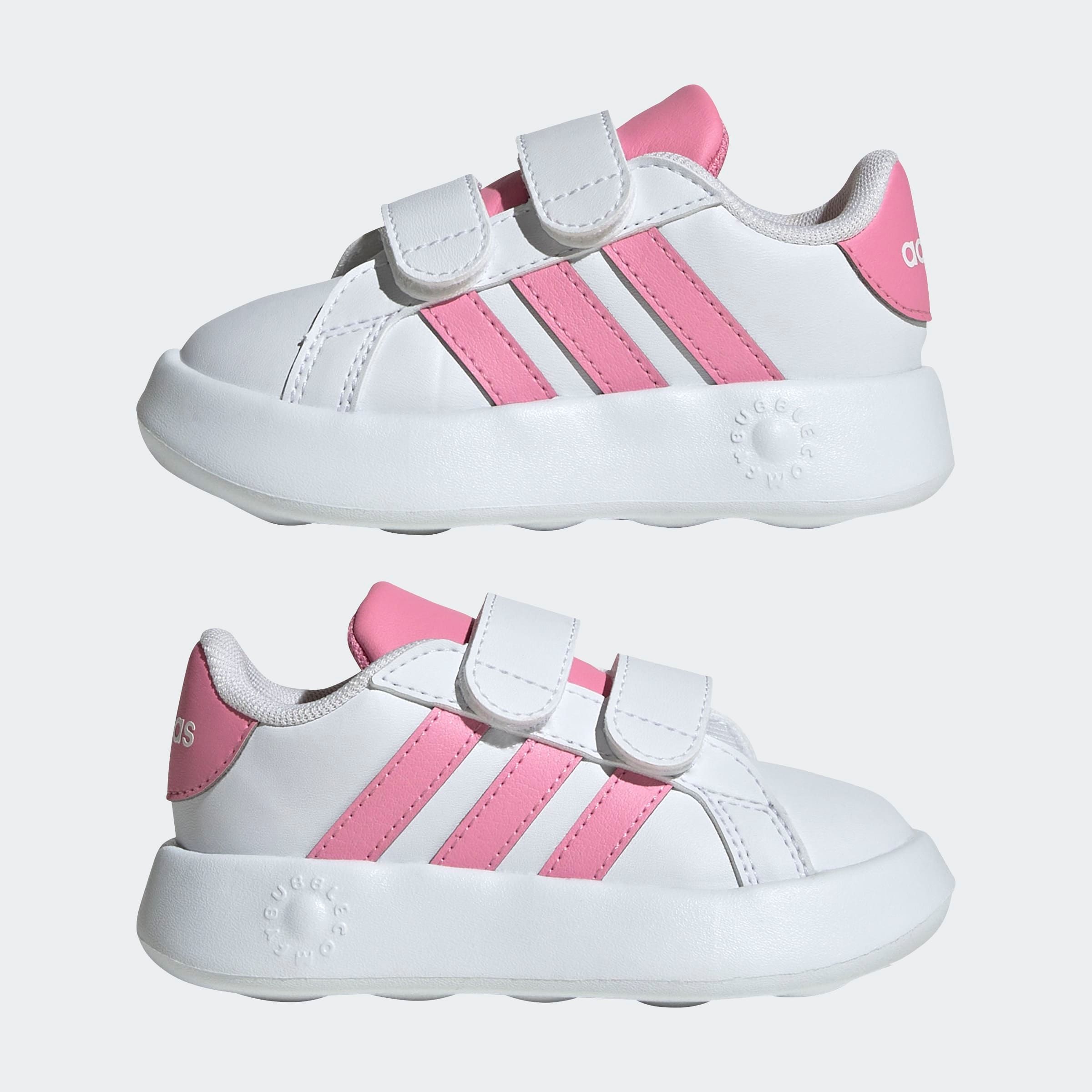 adidas Sportswear Klettschuh »GRAND COURT 2.0 KIDS«, Design auf den Spuren des adidas Superstar, für Kinder