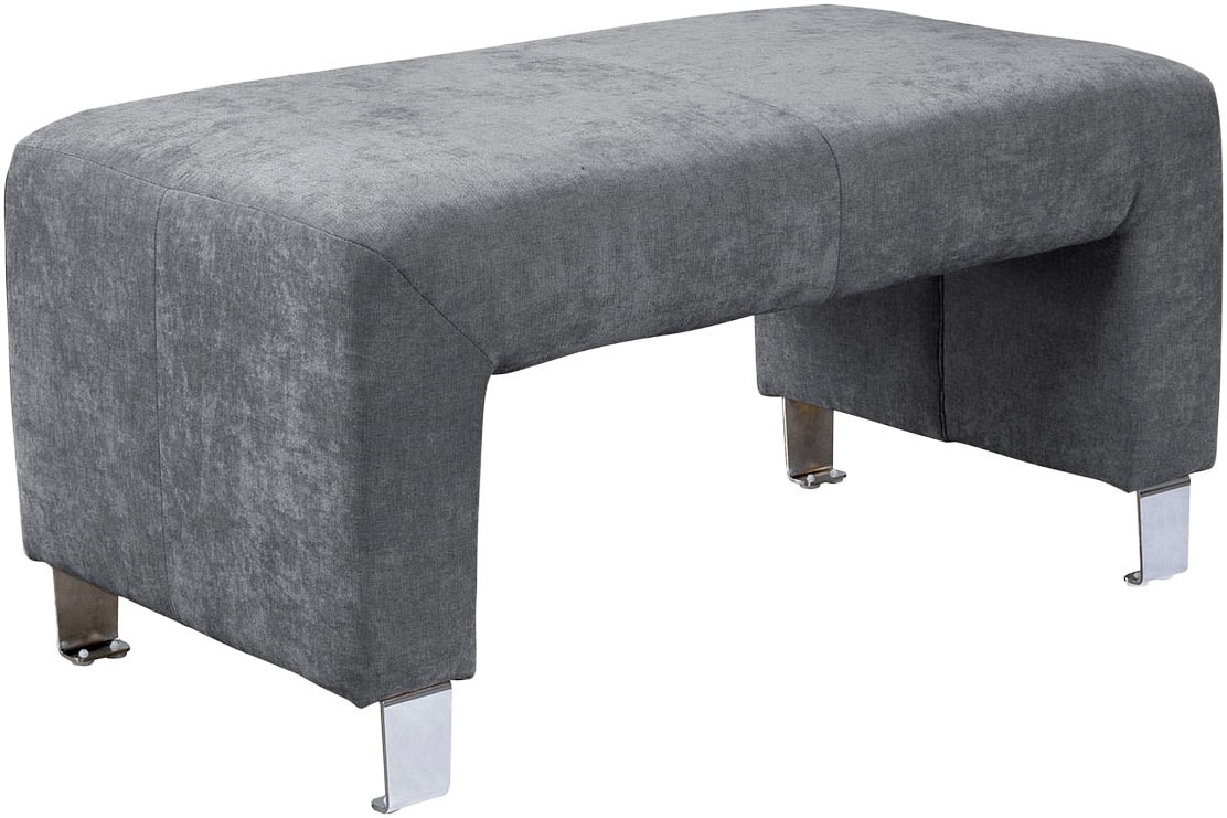 exxpo - sofa fashion Polsterhocker "Intenso, Hocker, modern" hohe Bodenfreiheit, frei im Raum stellbar, hoher Sitzkomfort