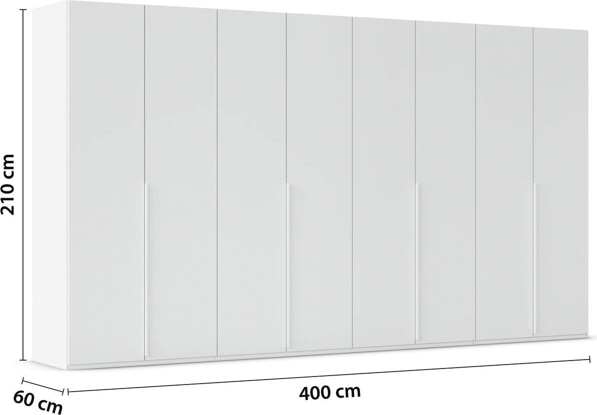 LeGer Home by Lena Gercke Kleiderschrank »Schrank Garderobe Ankleide Schlafzimmer Flur Serina«, (in 3 verschiedenen Ausstattungen BASIC/CLASSIC/PREMIUM), in 6 Breiten (101 - 401 cm) mit Front Glas oder Dekor MADE IN GERMANY