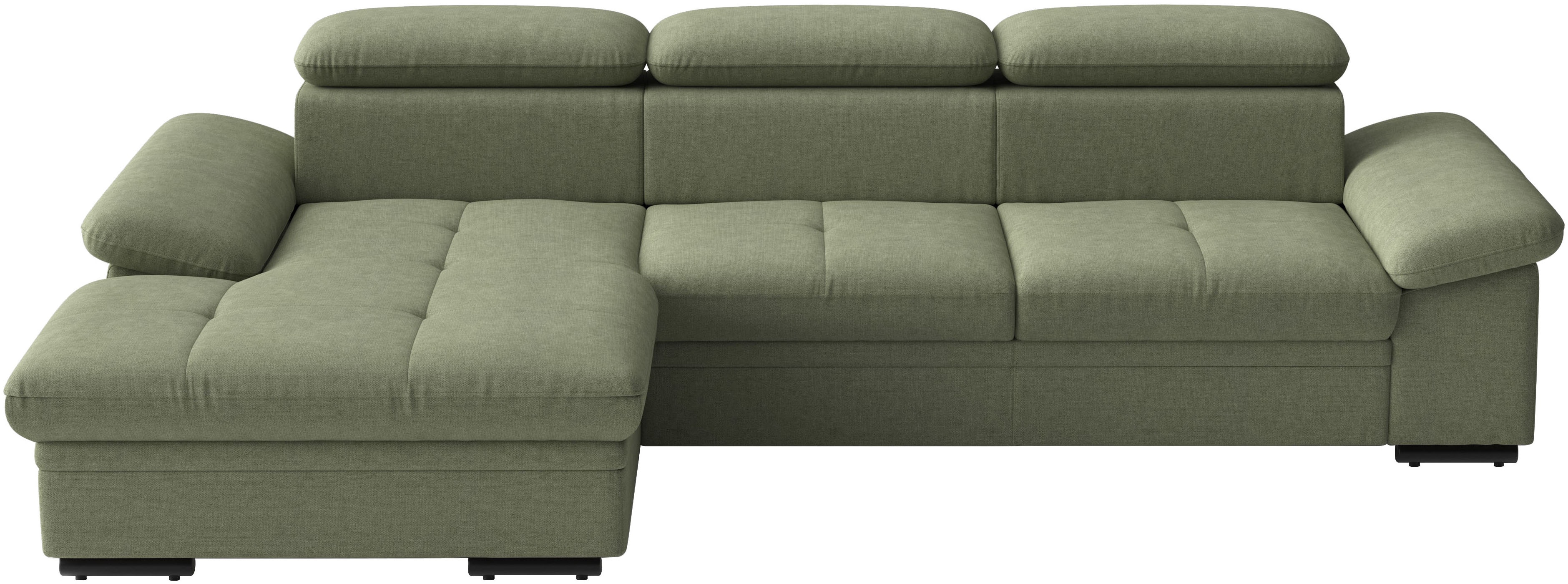 sit&more Ecksofa "Viola L-Form, B: 260 cm, Arm- & Kopfteilverstellung" optional Schlaffunktion,inkl Armteil- & Kopfteilverstellung