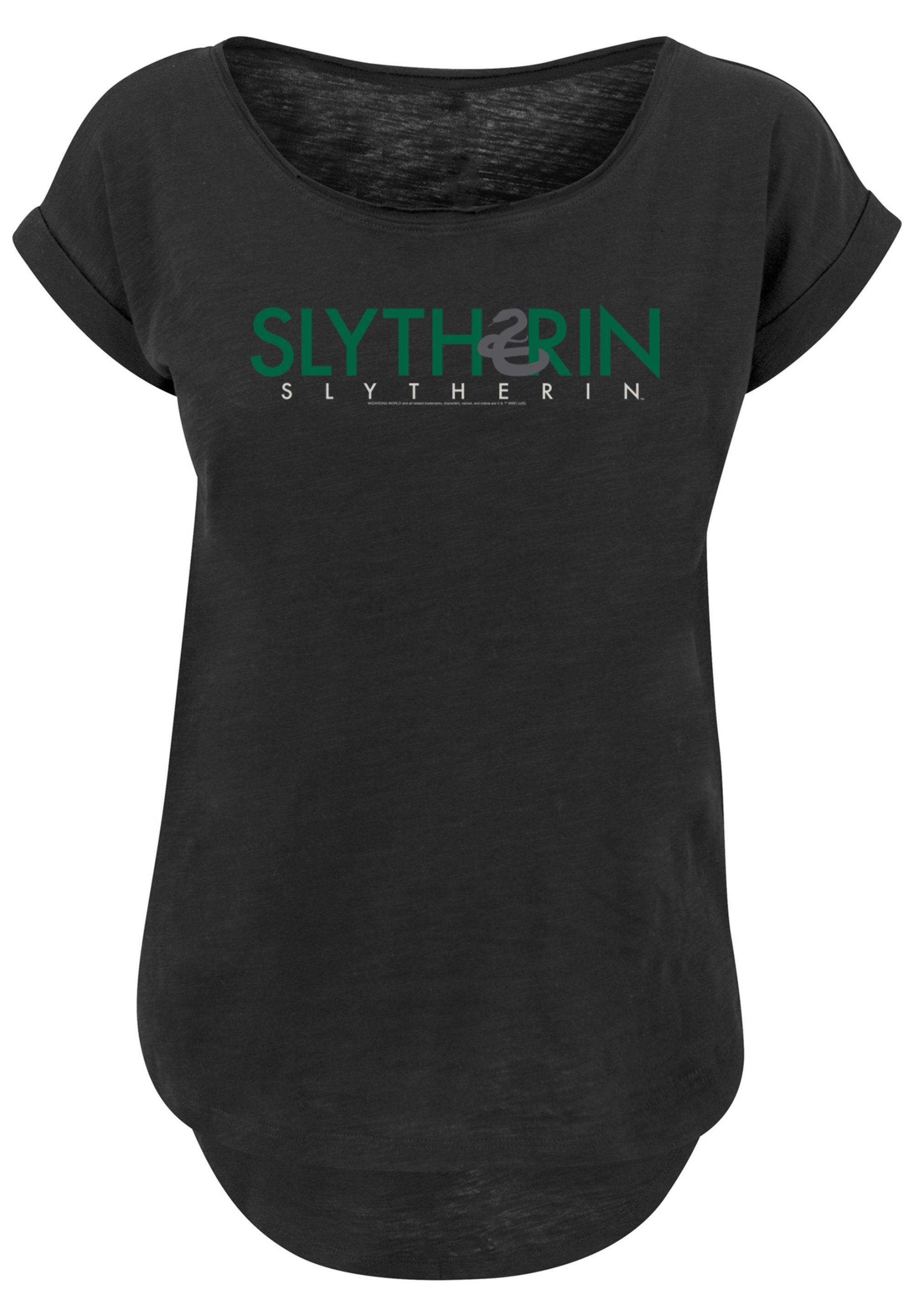 F4NT4STIC T-Shirt »Harry Potter Slytherin Text«, Print