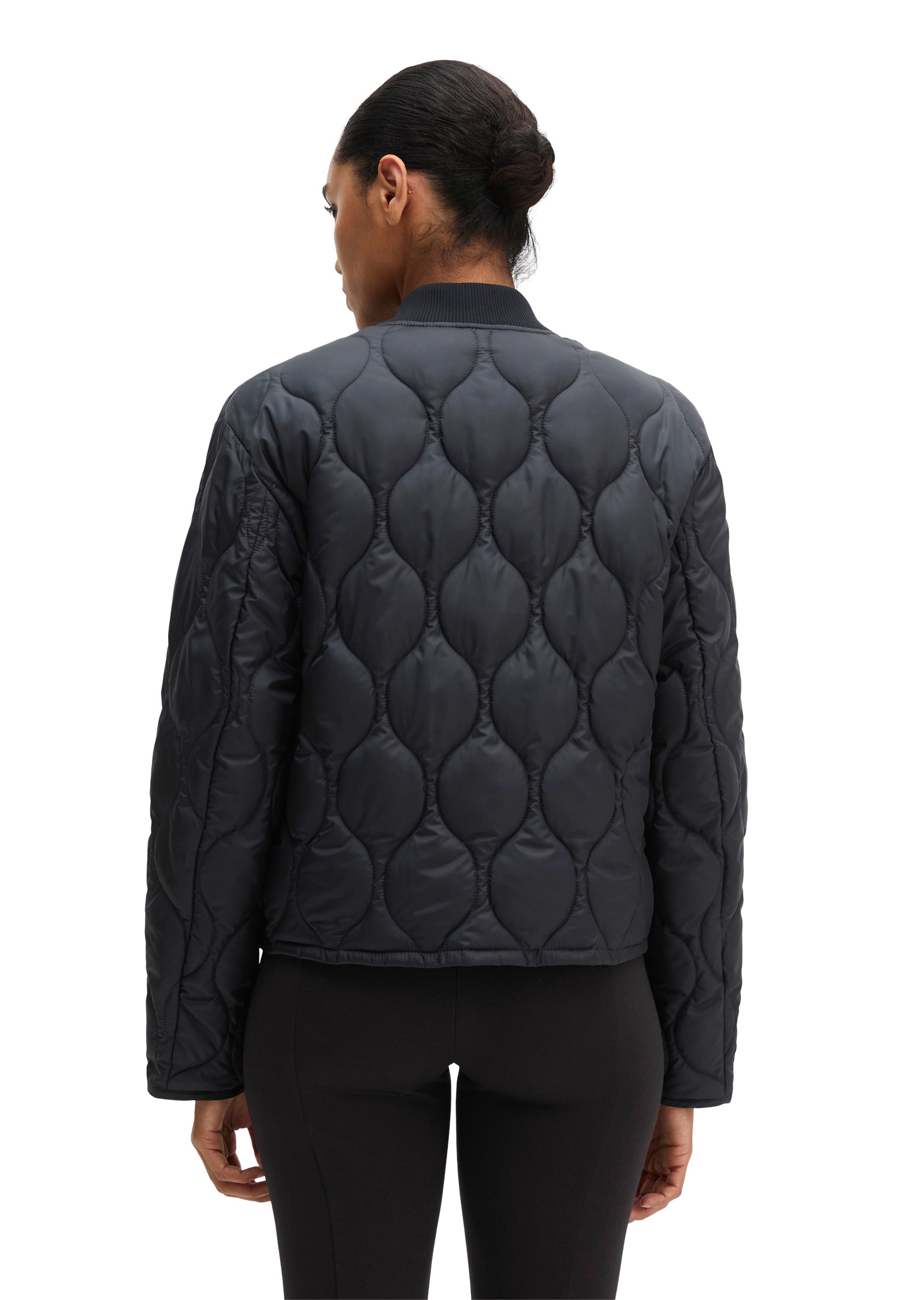 Marc O'Polo Outdoorjacke »aus recyceltem Polyester« ohne Kapuze