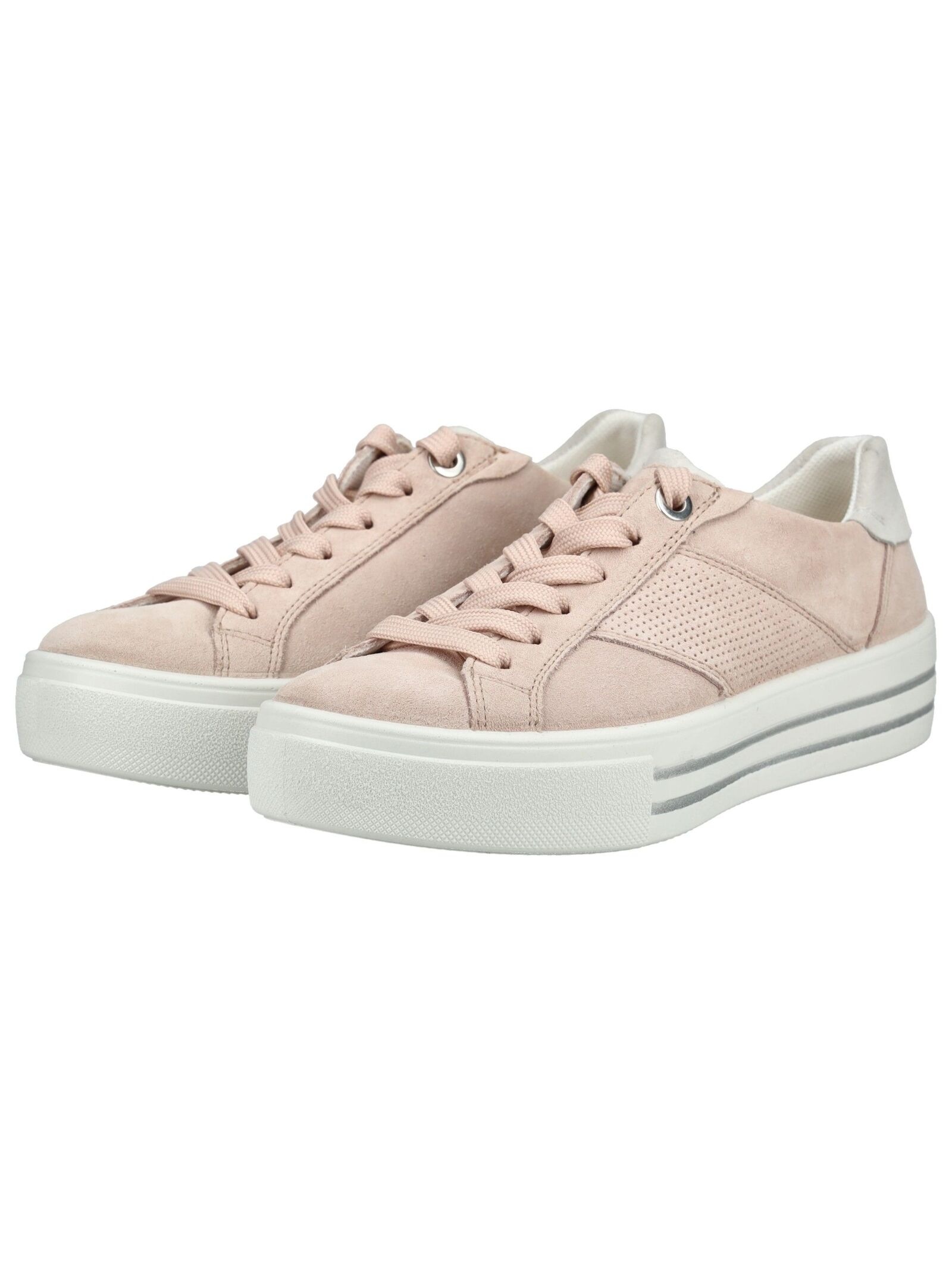 Legero Sneaker Suede Leather Women's Pink 41.5 3