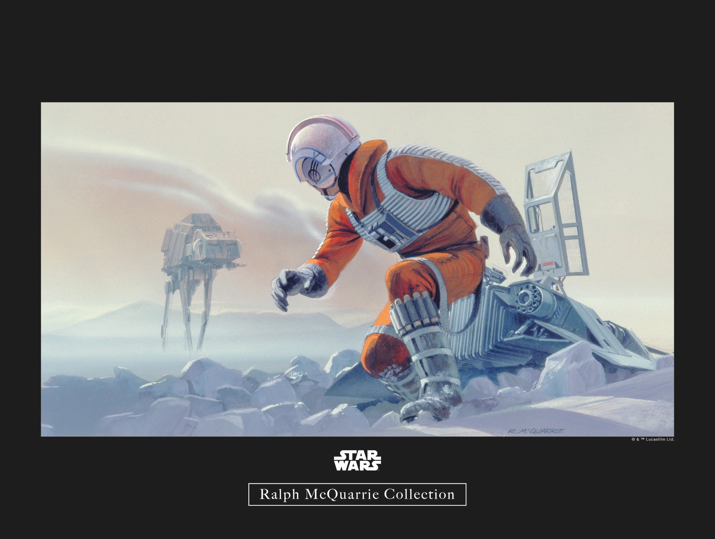 Komar Poster »Star Wars Classic RMQ Hoth Bat...