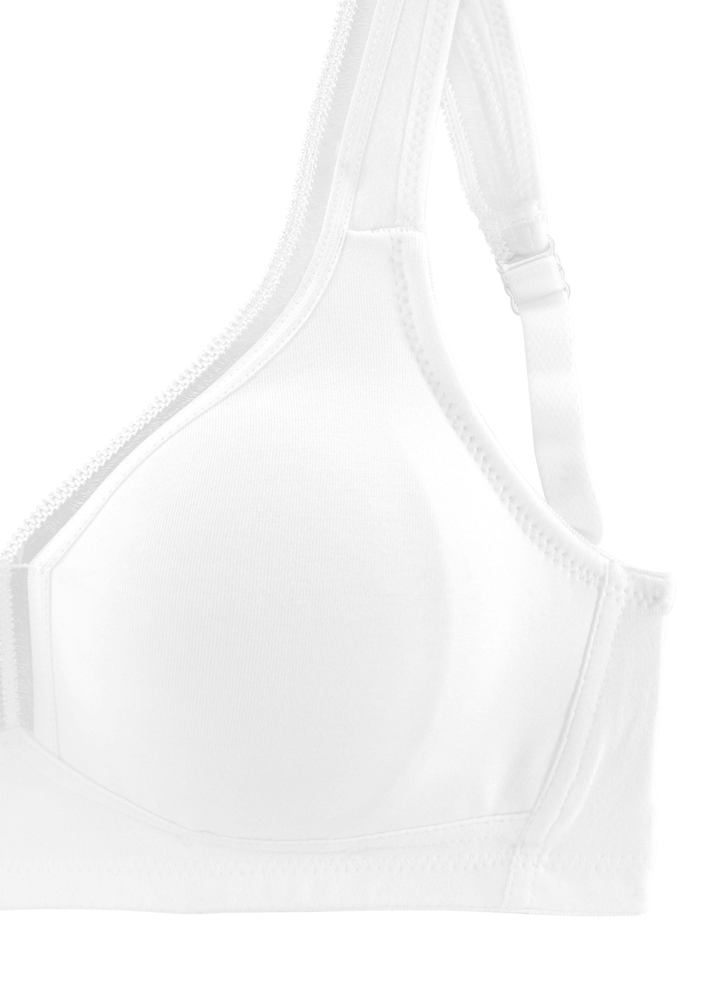 Stück), Dessous petite für fleur | BAUR Baumwolle, Bügel ohne (Packung, T-Shirt-BH, Basic aus 2 ▷