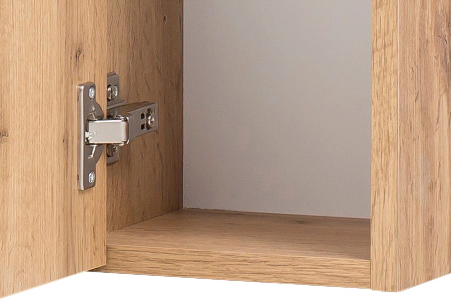 welltime Badezimmer-Set »Kaunas«, (Set, 5 St.), bestehend aus Waschtisch-Set mit Midischrank, Breite 160 cm