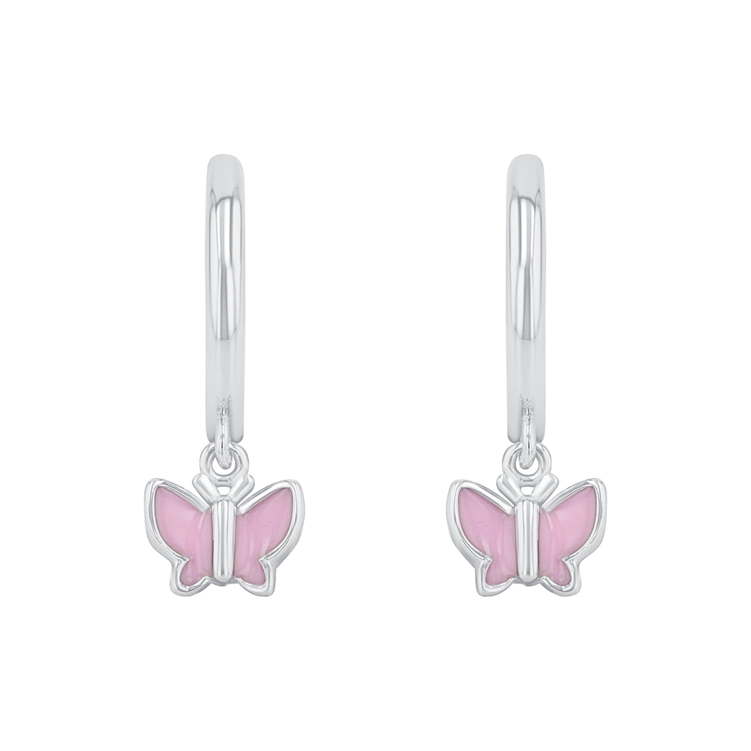 Prinzessin Lillifee Paar Creolen »Schmetterlinge, 2037941«, mit Emaille