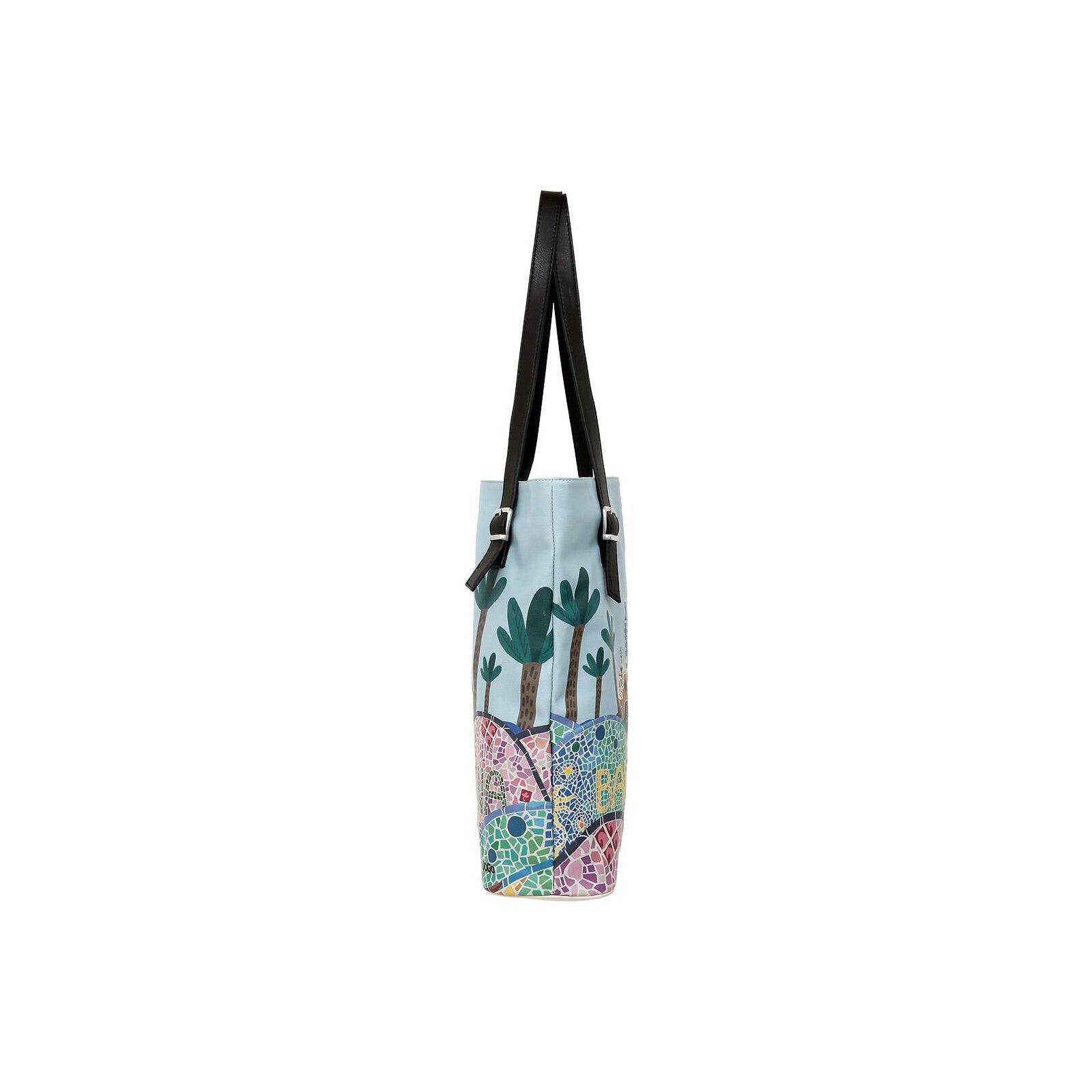 DOGO Umhängetasche »Tallbags The Mosaics Of Barcelona Damen Handtaschen (Fashion) /«, Vegan