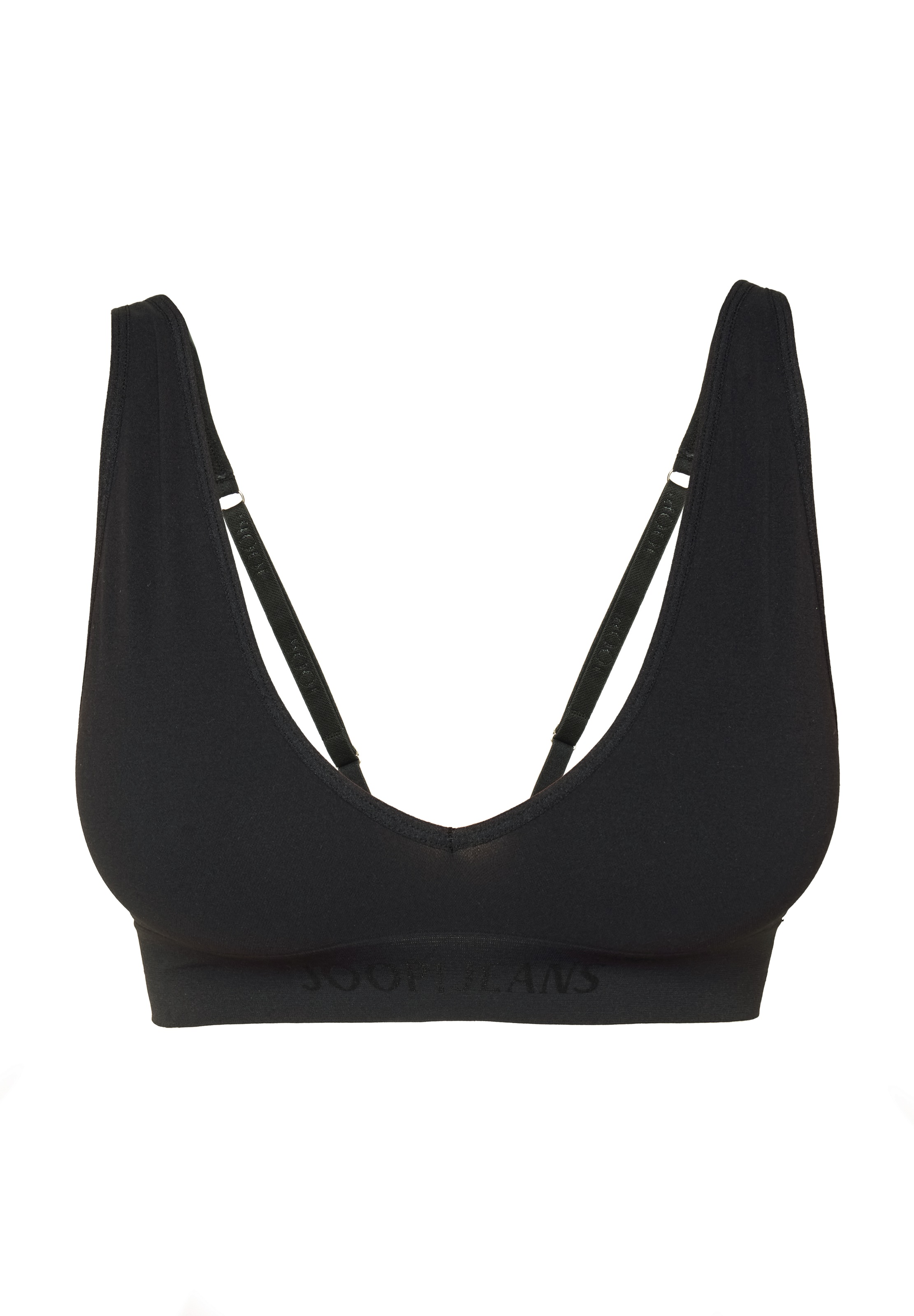 JOOP! Jeans Bralette bügellose Form, mit tiefem V-Ausschnitt, aus Microtouch-Microfaser