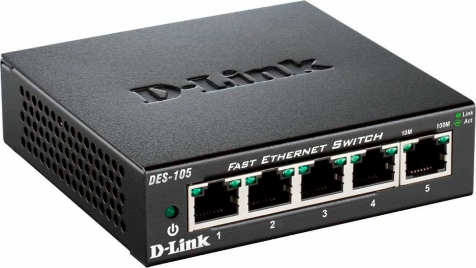 D-Link Netzwerk-Switch »DES-105 5-Port Layer2...