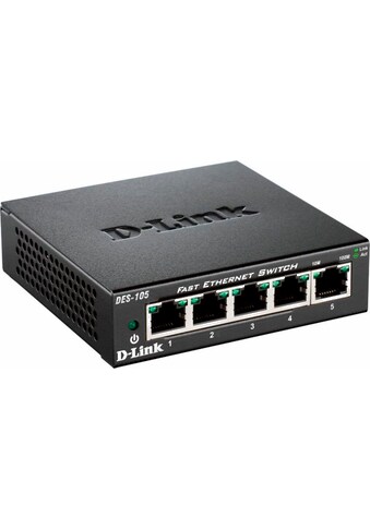 D-Link Netzwerk-Switch »DES-105 5-Port Layer2...