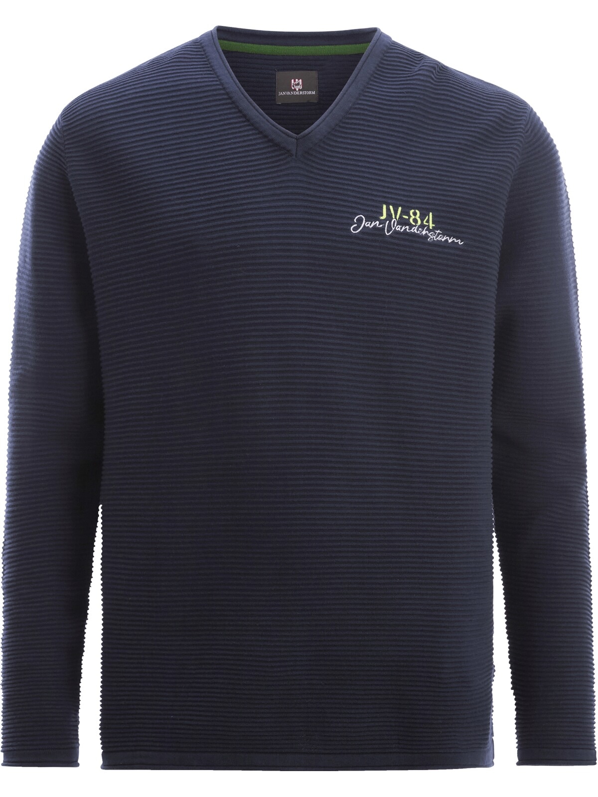Jan Vanderstorm V-Ausschnitt-Pullover »Pullover PERRIKVIK«, (1 tlg.), mit leichtem Wascheffekt