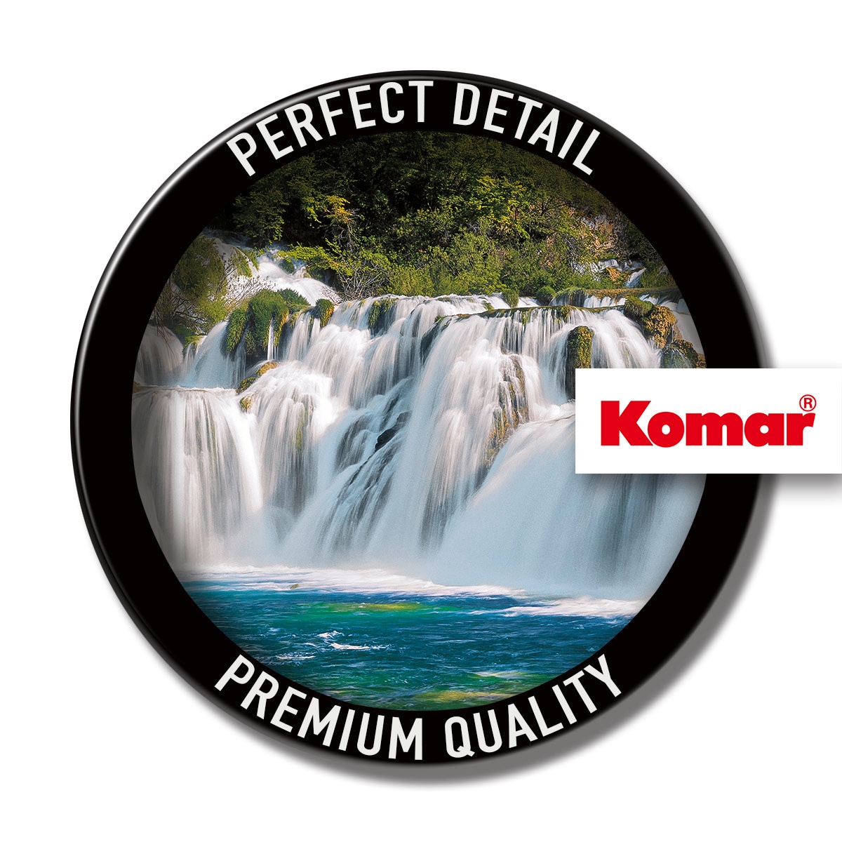 Komar Fototapete »Krka Falls«, 368x254 cm (Breite x Höhe)