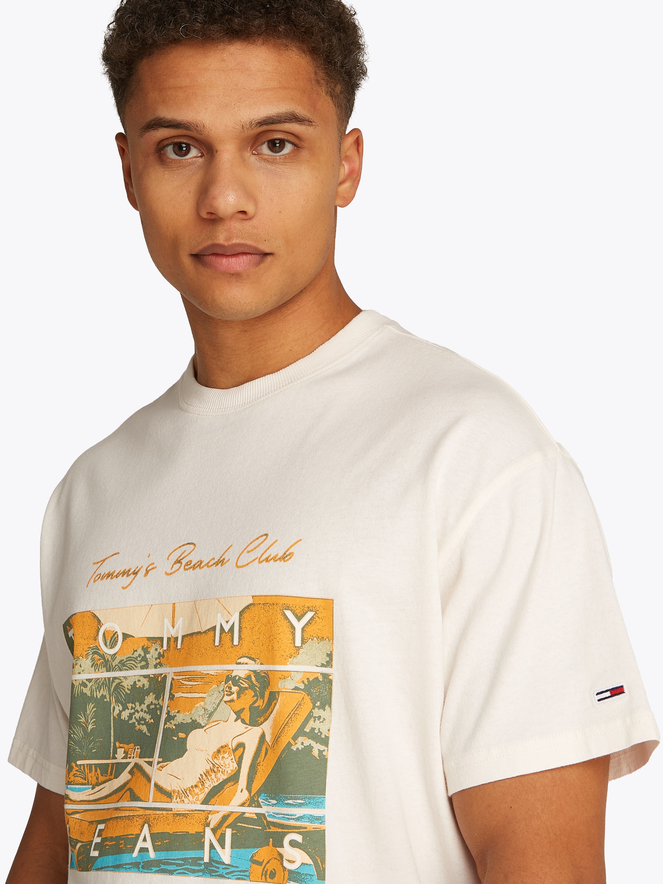 Tommy Jeans T-Shirt "TJM RLX BEACH CLUB GRAPHIC TEE" günstig online kaufen