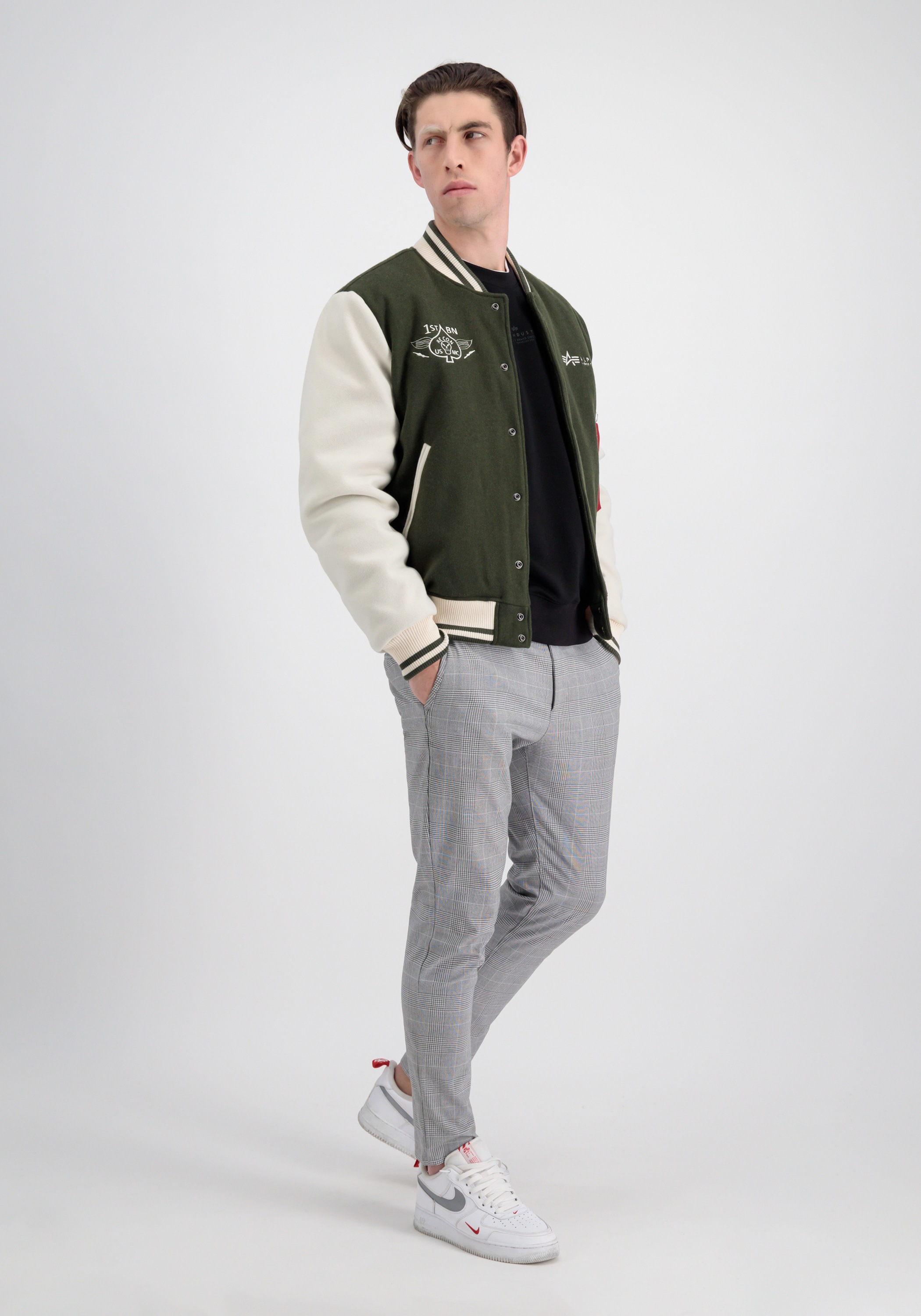 Alpha Industries Bomberjacke »ALPHA INDUSTRIES Men - Bomber Jackets Varsity Air Force Jacket«