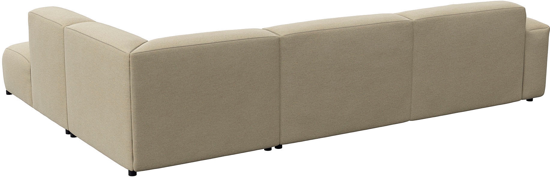 FLEXLUX Ecksofa »Lucera, super bequem durch hochwertigen Sitzaufbau mit Kaltschaum«, modern & anschmiegsam, L-Form, Designsofa
