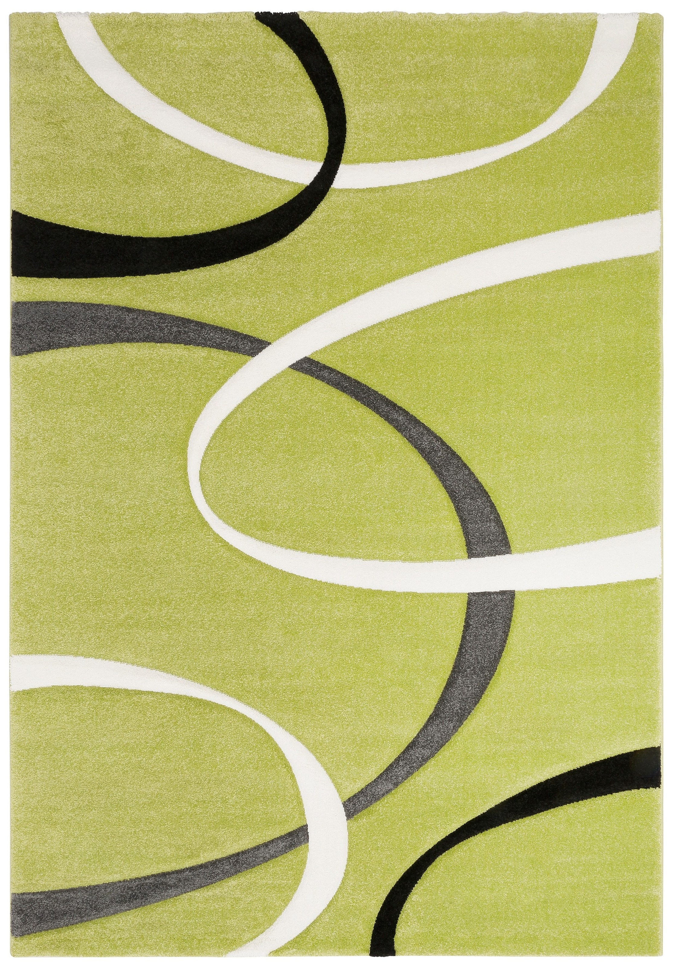 my home Teppich "Bilbao" rechteckig 13 mm Höhe handgearbeiteter Konturensch günstig online kaufen