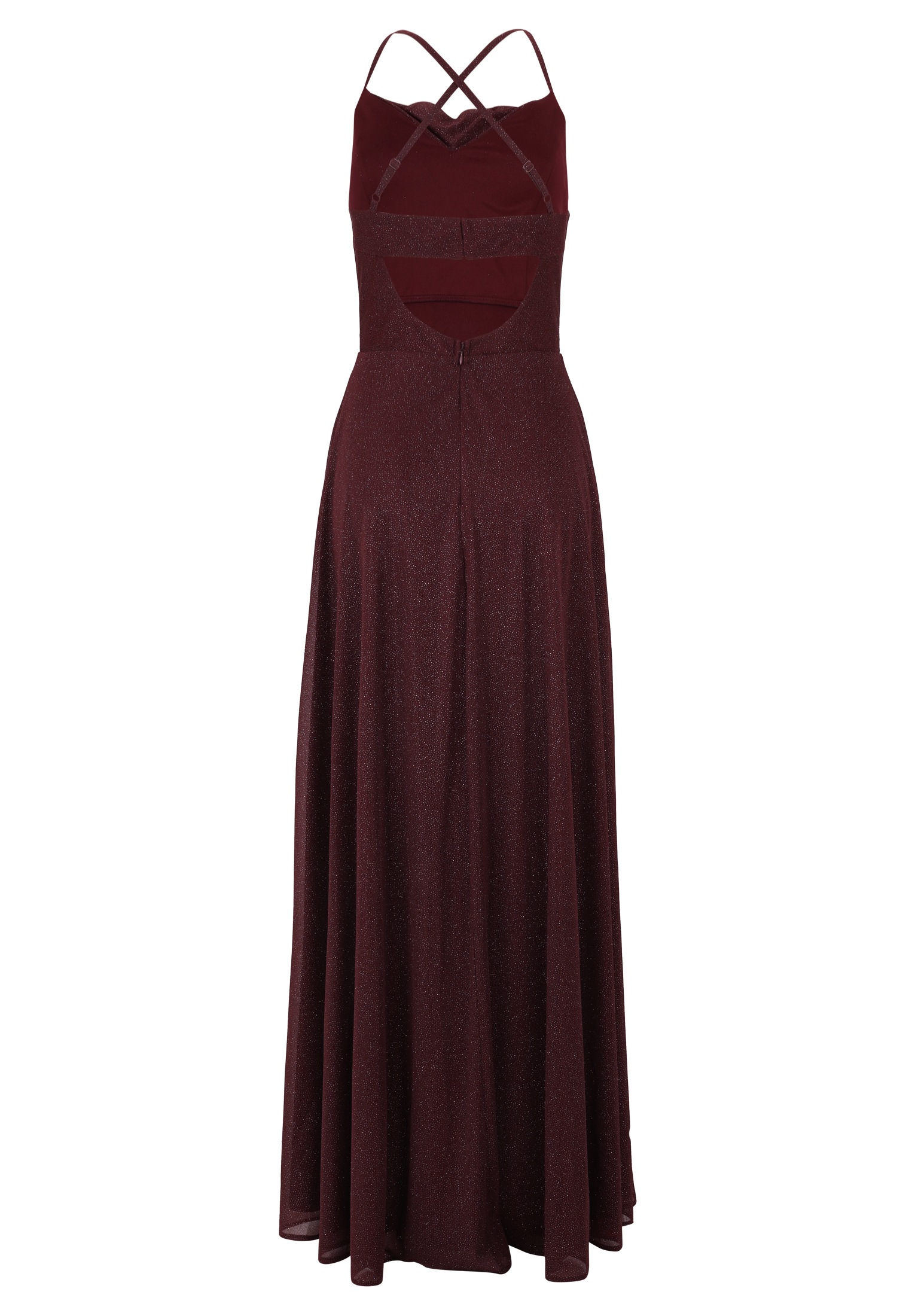 Vera Mont Abendkleid »Vera Mont Damen Abendkleid mit Wasserfallausschnitt«, Glitzer