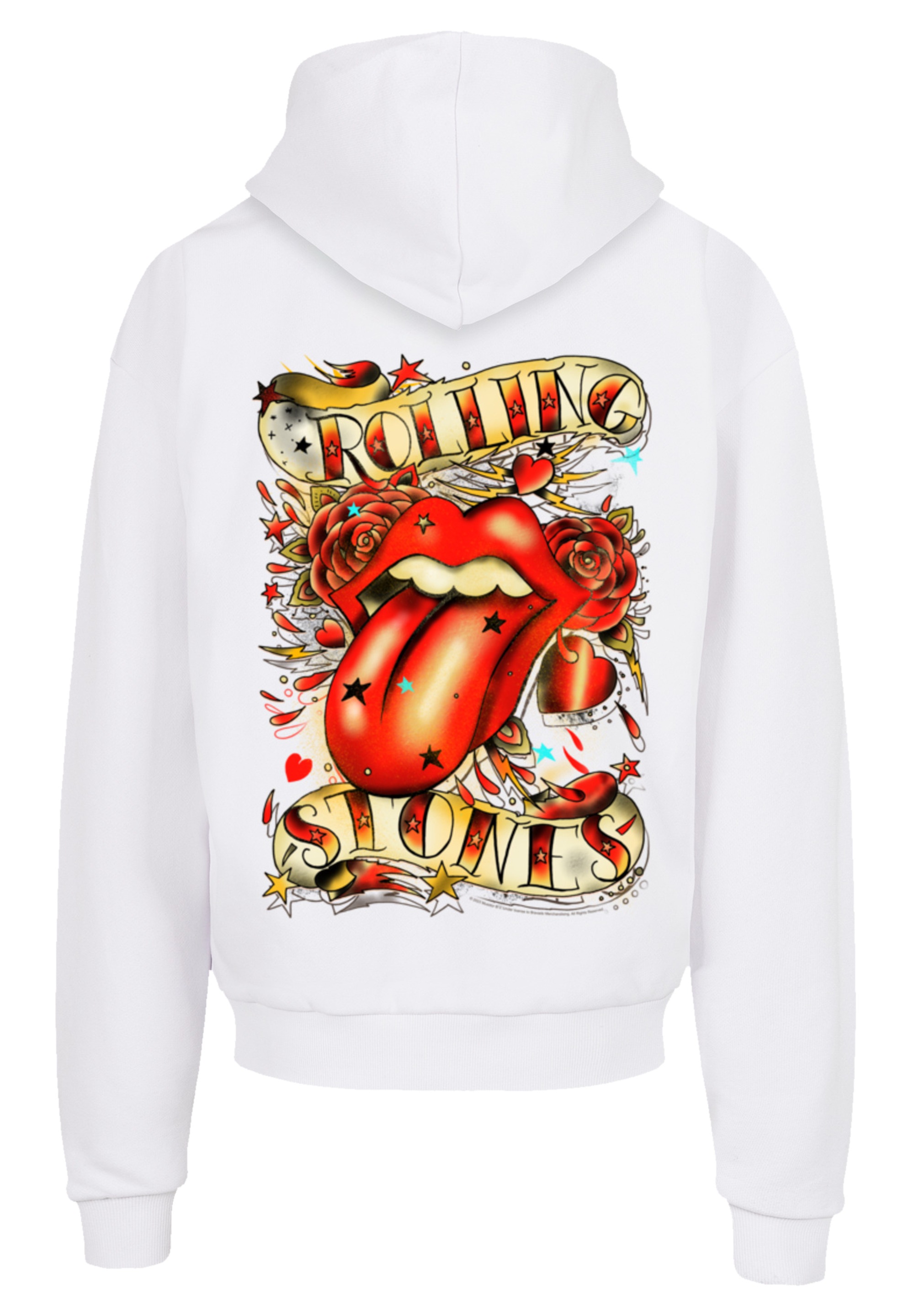 F4NT4STIC Kapuzenpullover »The Rolling Stones Tongue And Stars«, Musik, Band, Logo