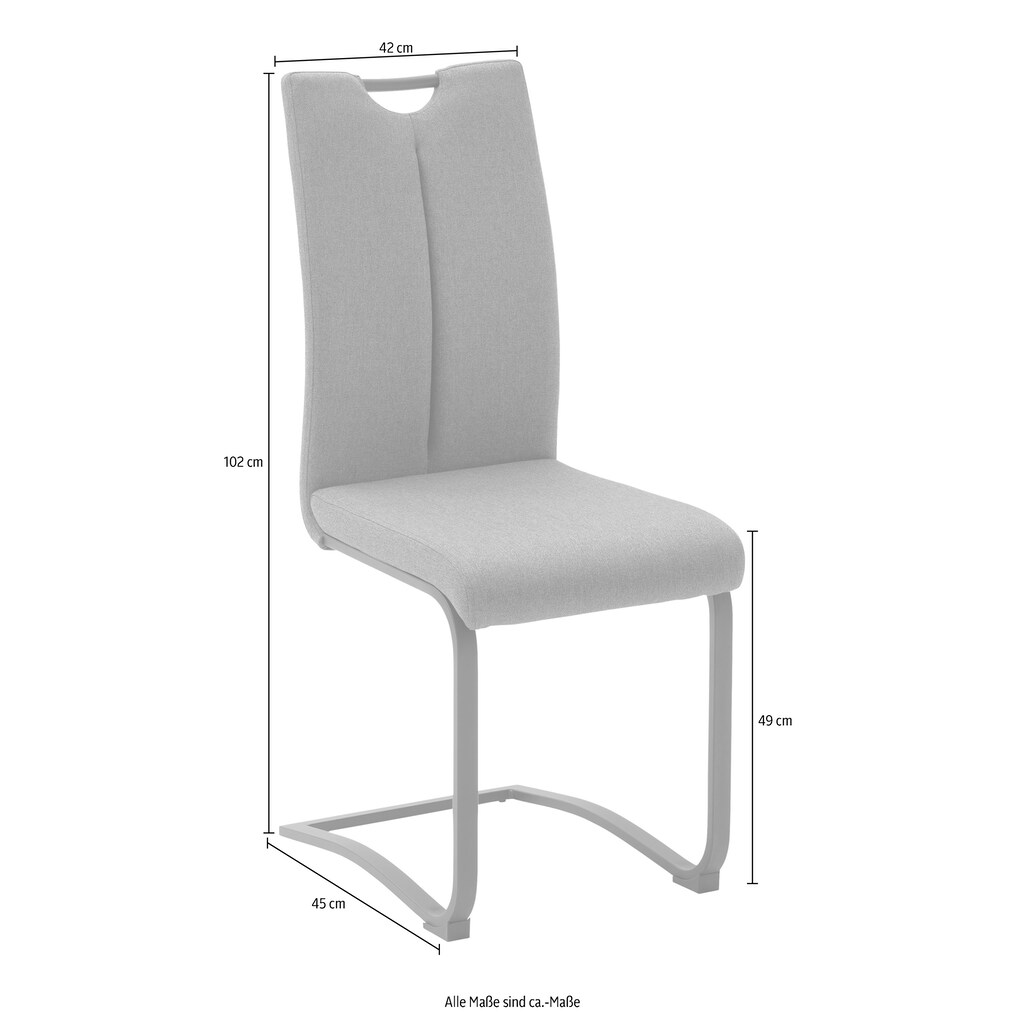 MCA furniture Freischwinger »Sambia«, (Set), 4 St.