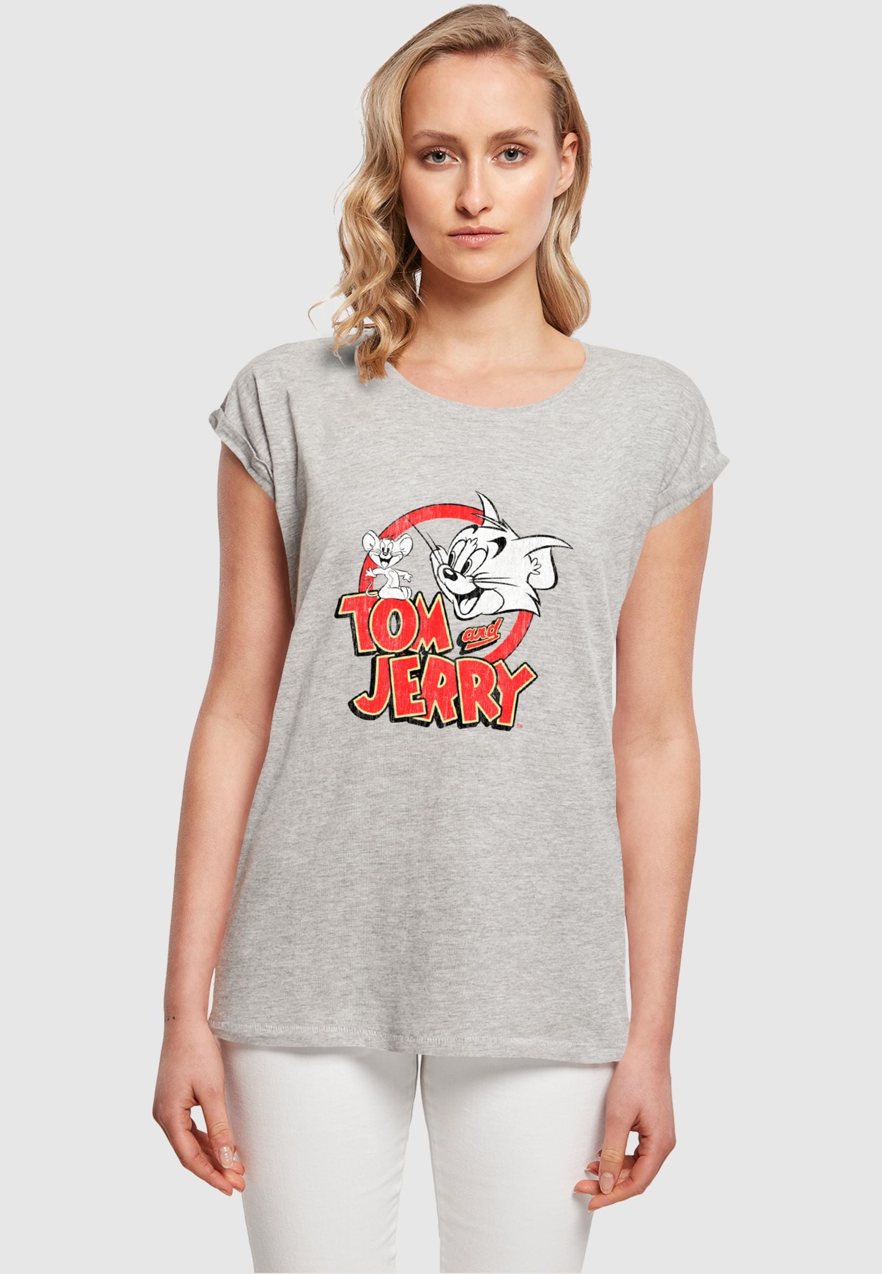 ABSOLUTE CULT T-Shirt »ABSOLUTE CULT Damen Ladies Tom and Jerry - Logo T-Shirt«, (1 tlg.)
