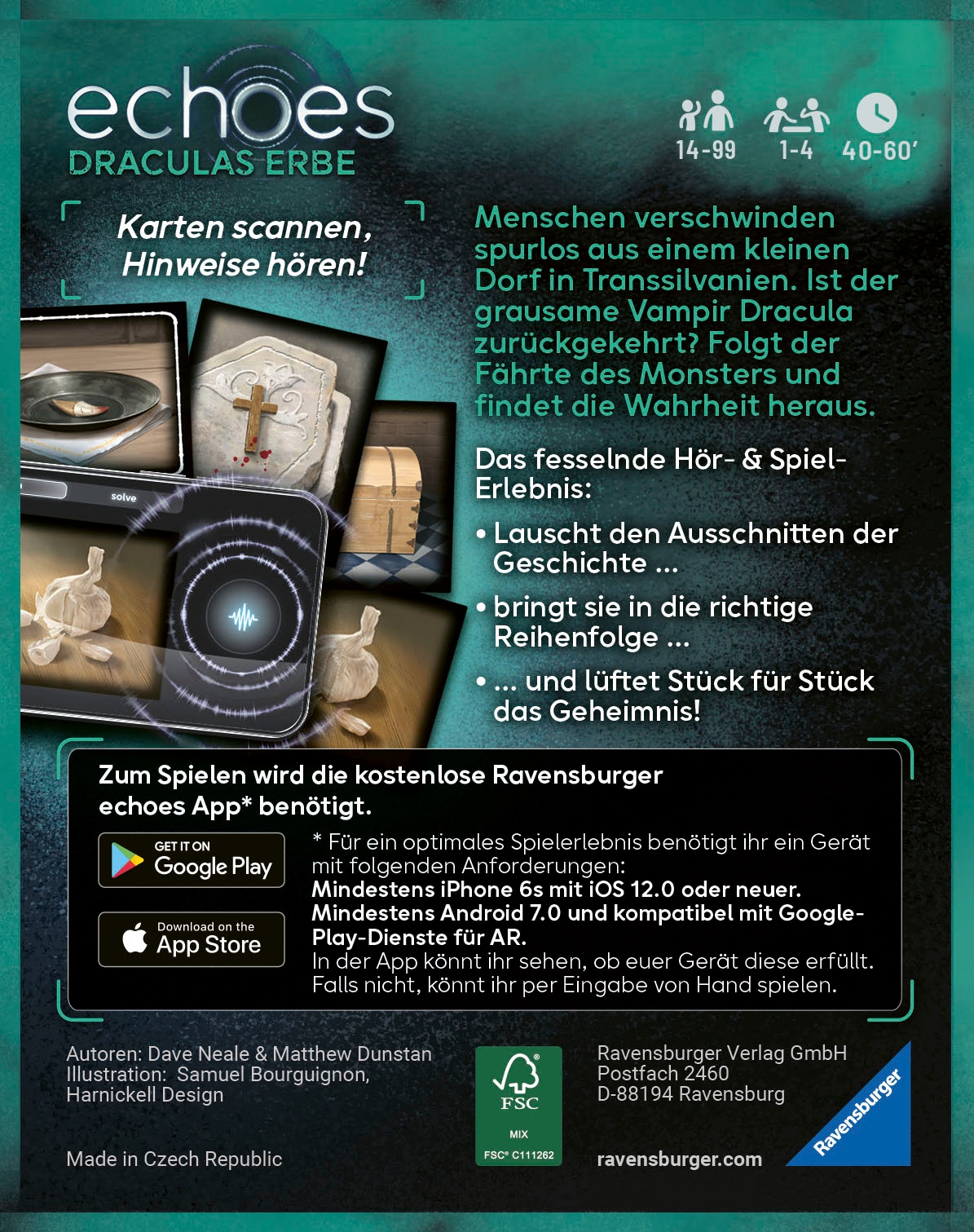Ravensburger Spiel »echoes, Draculas Erbe«, Made in Europe