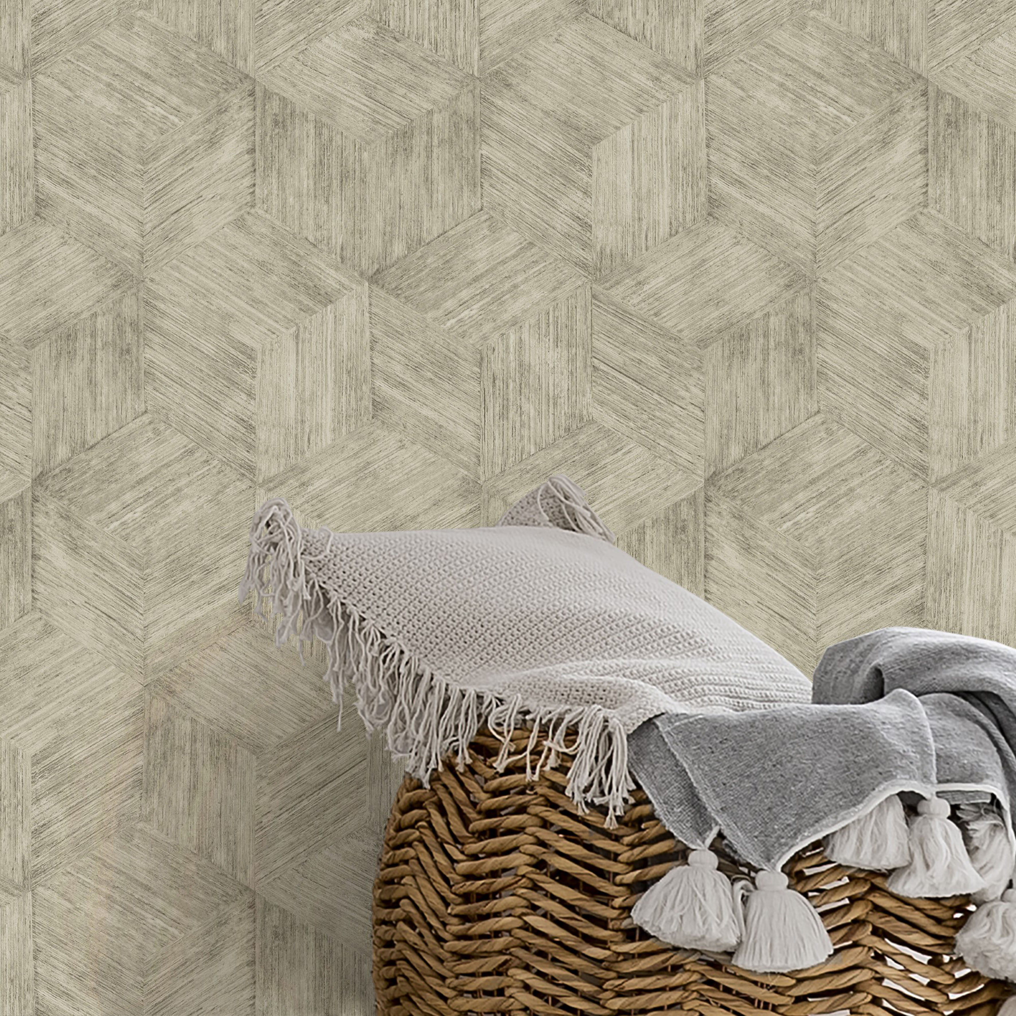 Thumbnail - Superfresco Easy Vliestapete "Superfresco Easy Vliestapete Rotan Beige" Flechtoptik geprägt Superfresco Easy Vliestapete...