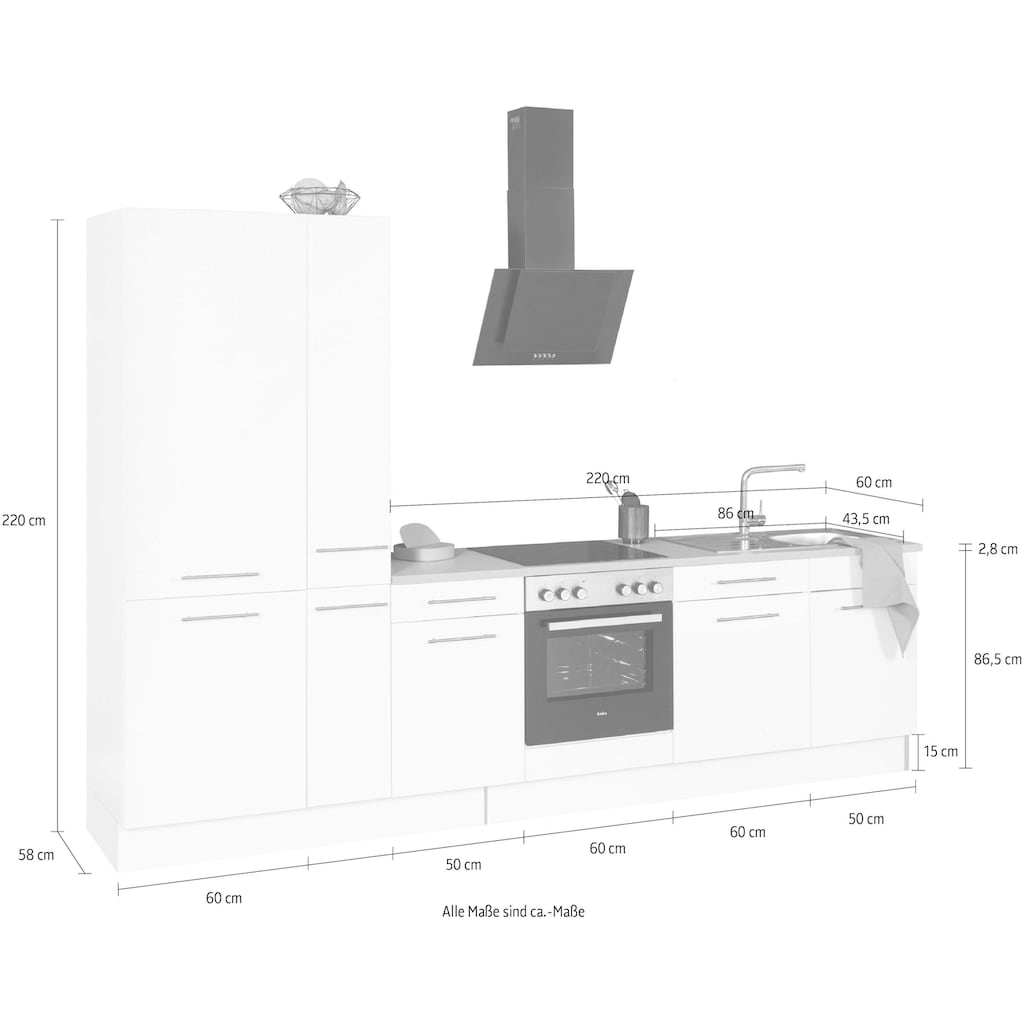 wiho Küchen Küchenzeile »Ela«