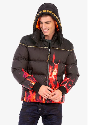 Cipo & Baxx Cipo & Baxx Steppjacke im coolen Flamm...