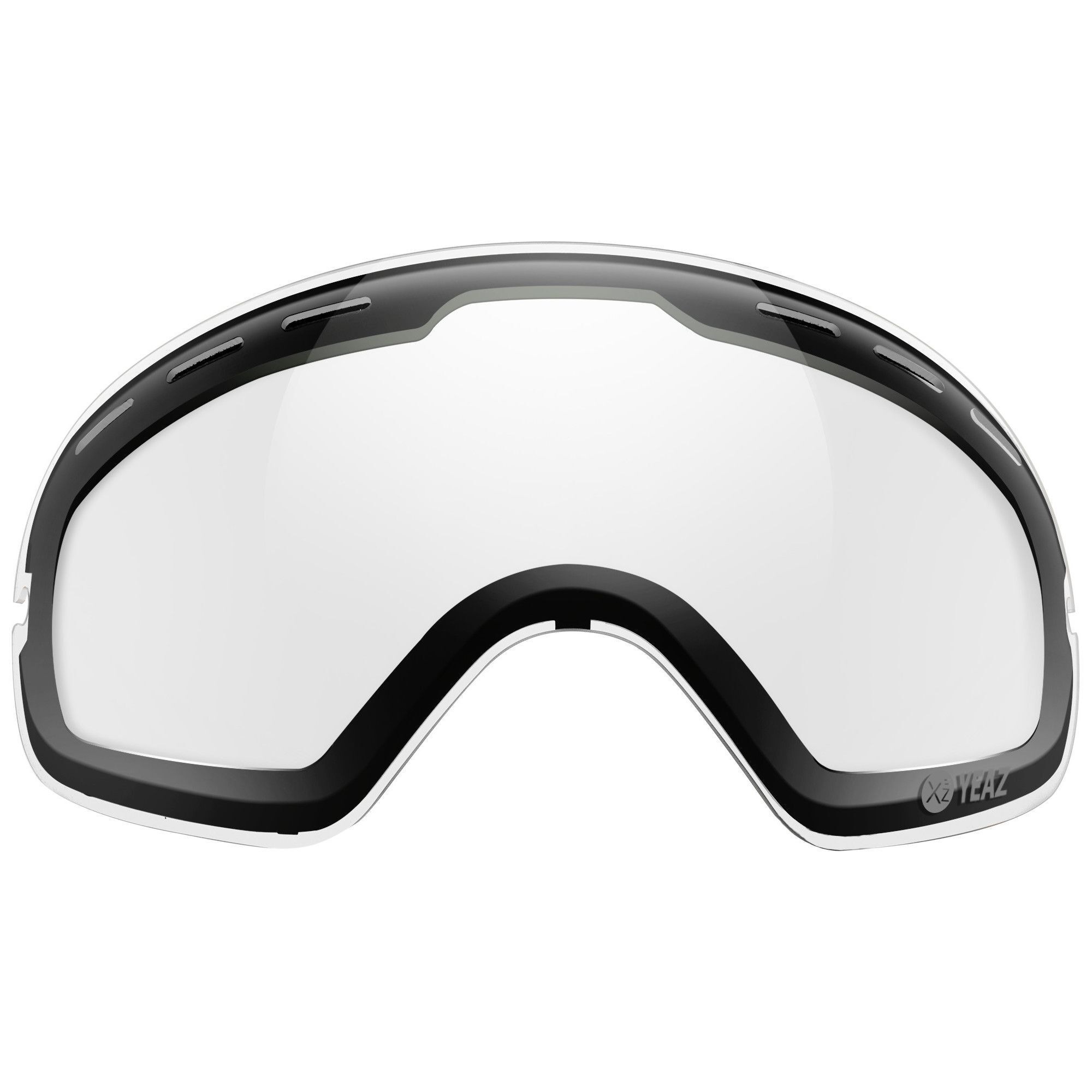 YEAZ Snowboardbrille "Photochrome Wechselglas, ohne Rahmen XTRM-SUMMIT", grau, Sportbrillen