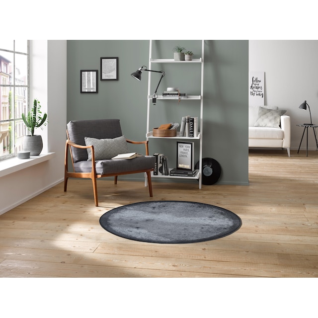 wash+dry by Kleen-Tex Teppich »Shades of Grey«, rund, rutschhemmend,  waschbar, Wohnzimmer bestellen | BAUR