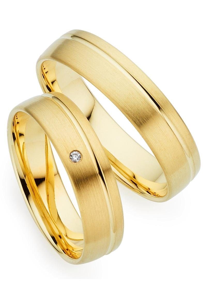 in Goldring mit Gold | BAUR kaufen 333 versch. - Trauring Varianten«, LIEBE für Phönix Trauring Ehering Germany Brillant oder »Schmuck Made Geschenk ohne