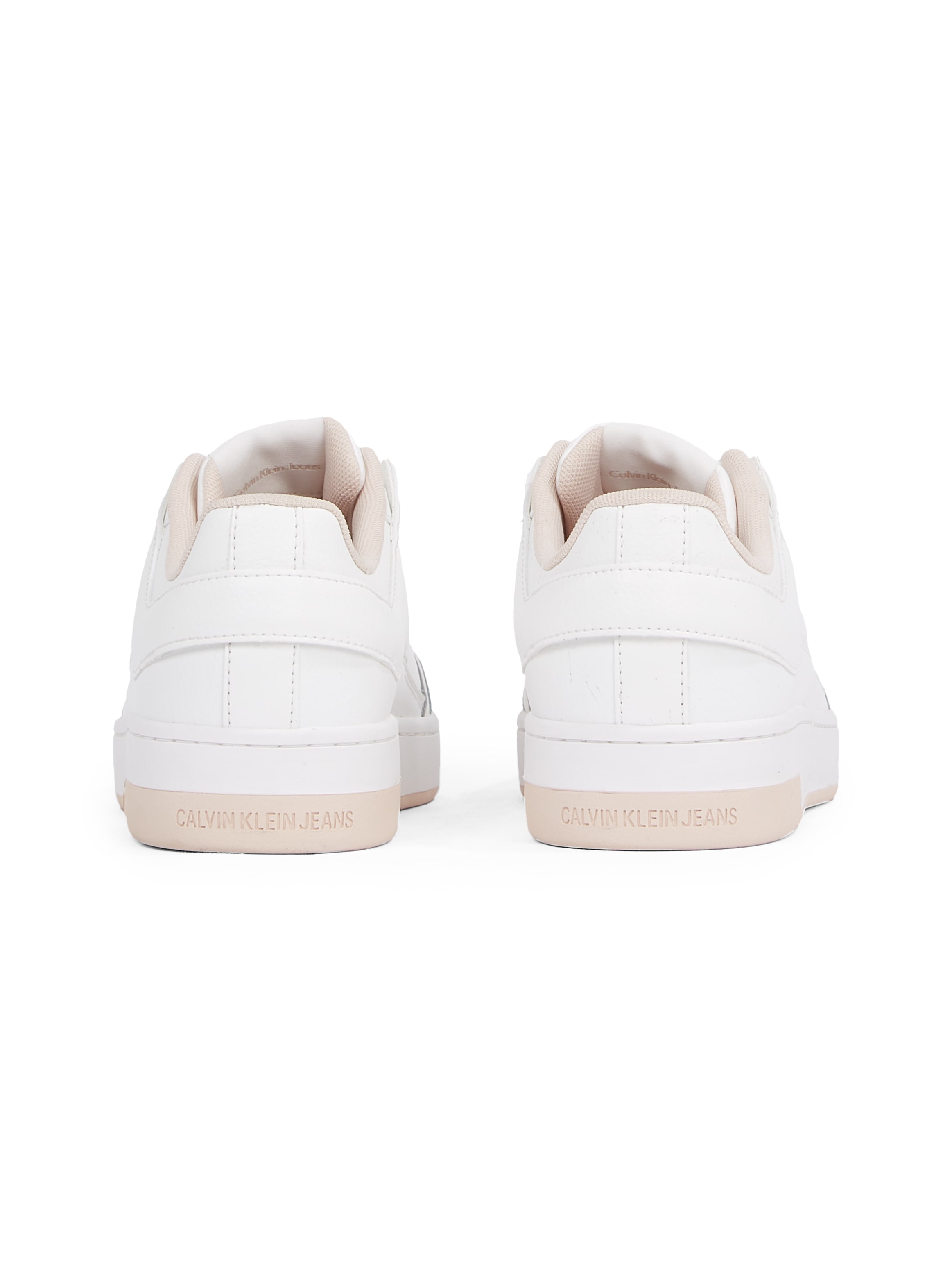 Calvin Klein Jeans Sneaker »BASKET CUPSOLE LOW MIX«, Freizeitschuh, Halbschuh, Schnürschuh in sportiver Optik