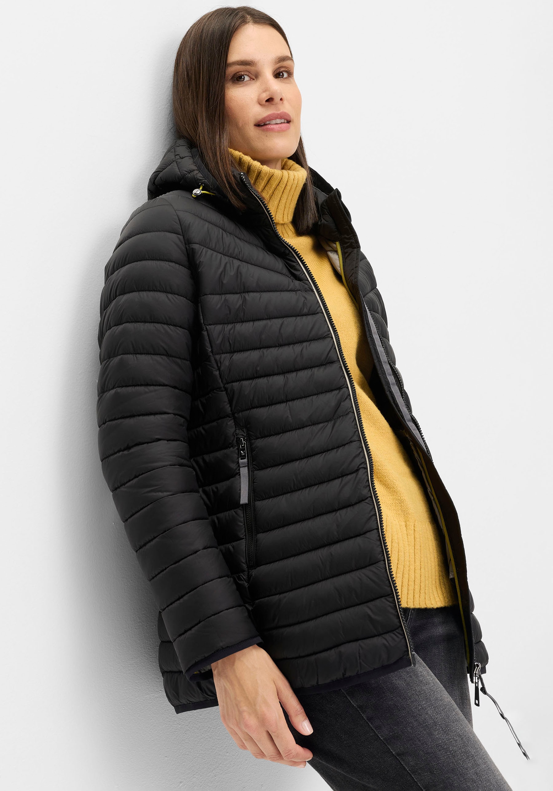 Fuchs Schmitt Steppjacke, mit Kapuze, mit abnehmbarer Kapuze