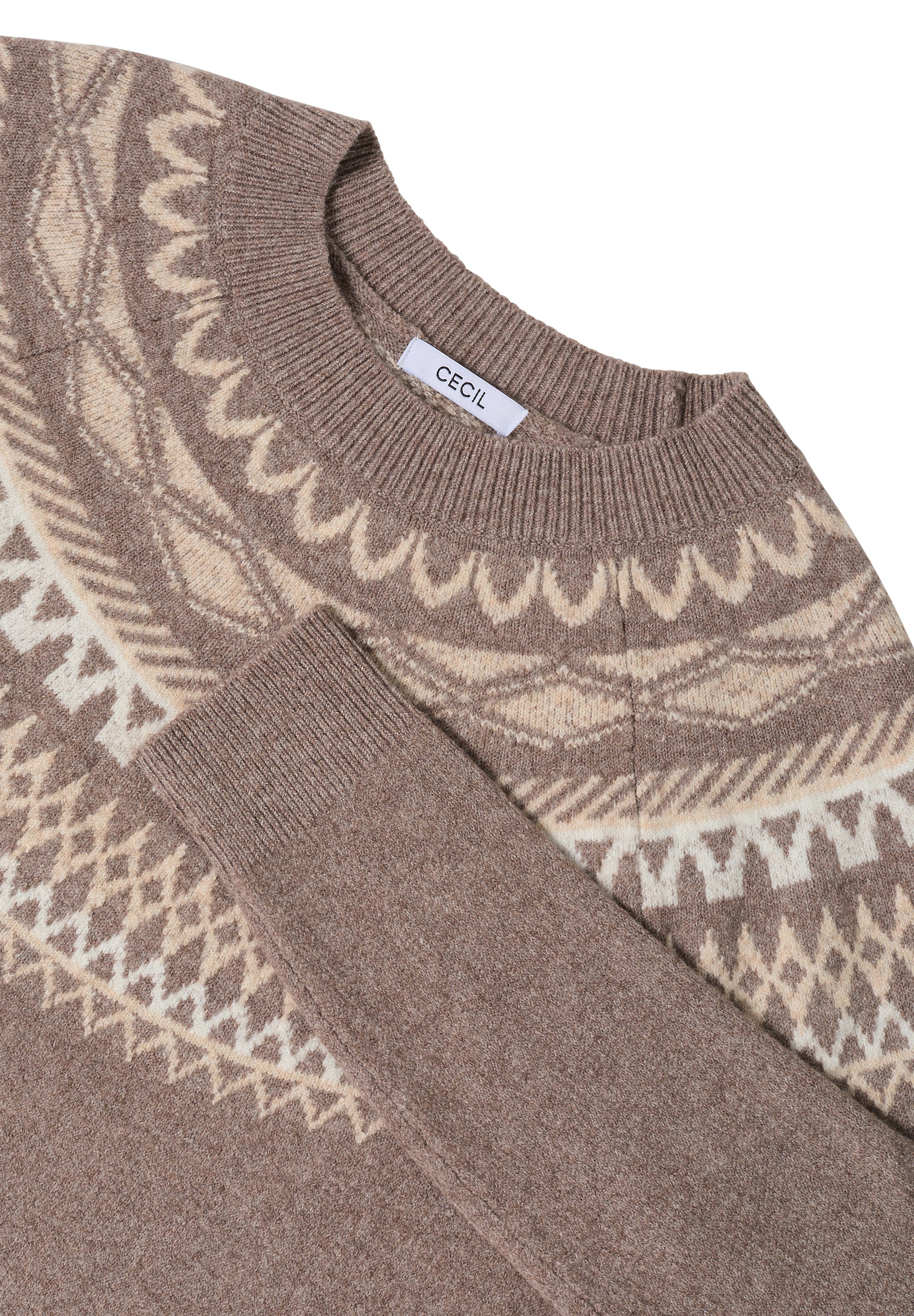 Cecil Strickpullover mit Norweger-Muster