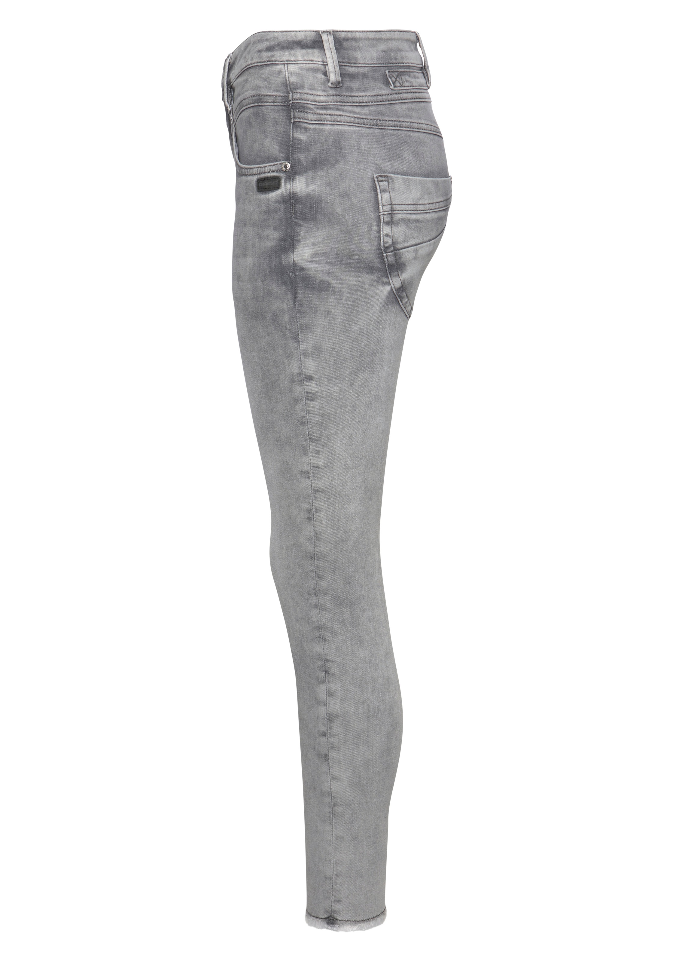GANG Ankle-Jeans »94MEDINA«, mit leicht ausgefranster Kante am Saumabschluss