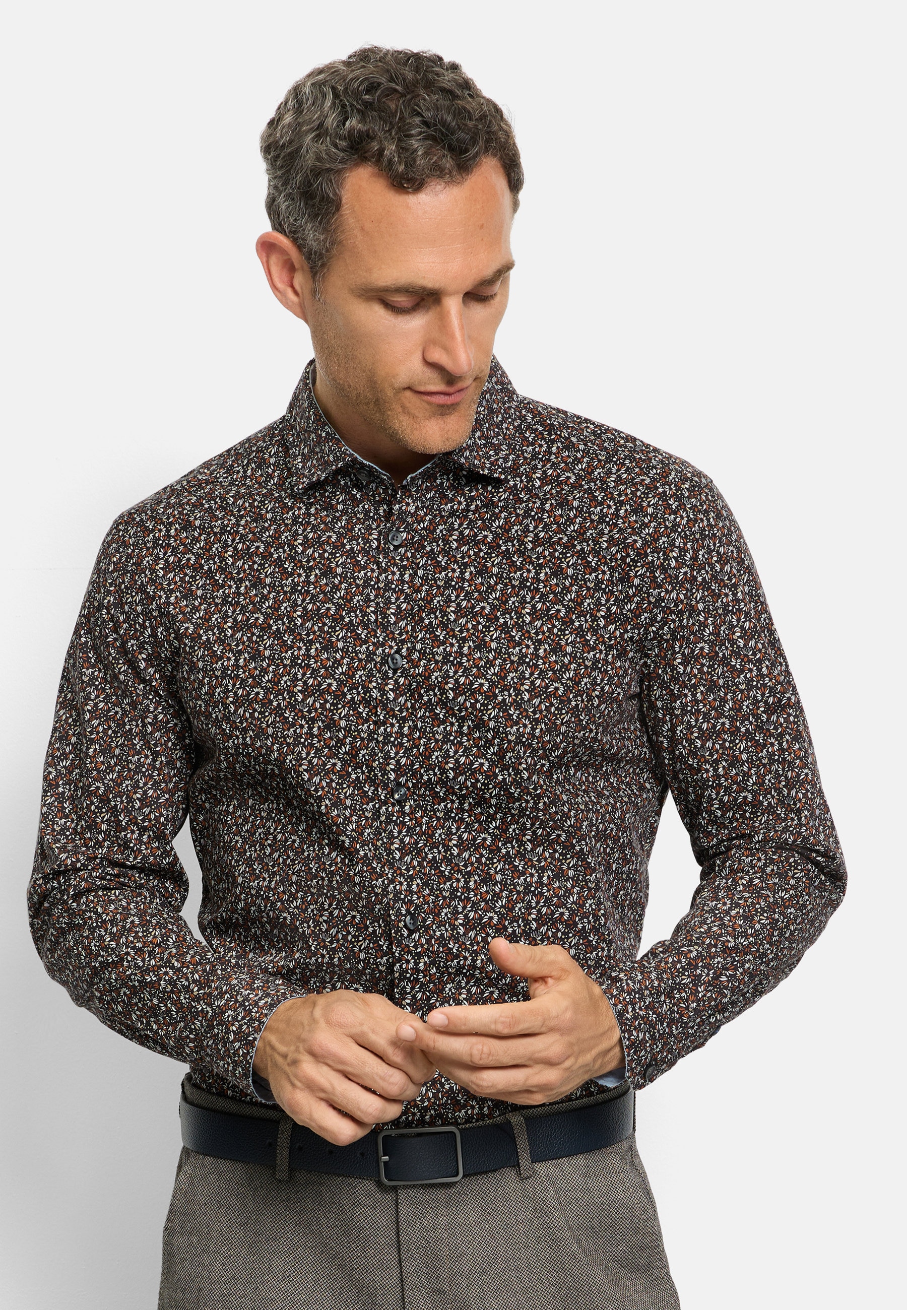 OLYMP Langarmhemd "OLYMP Casual, regular fit, Kent" günstig online kaufen