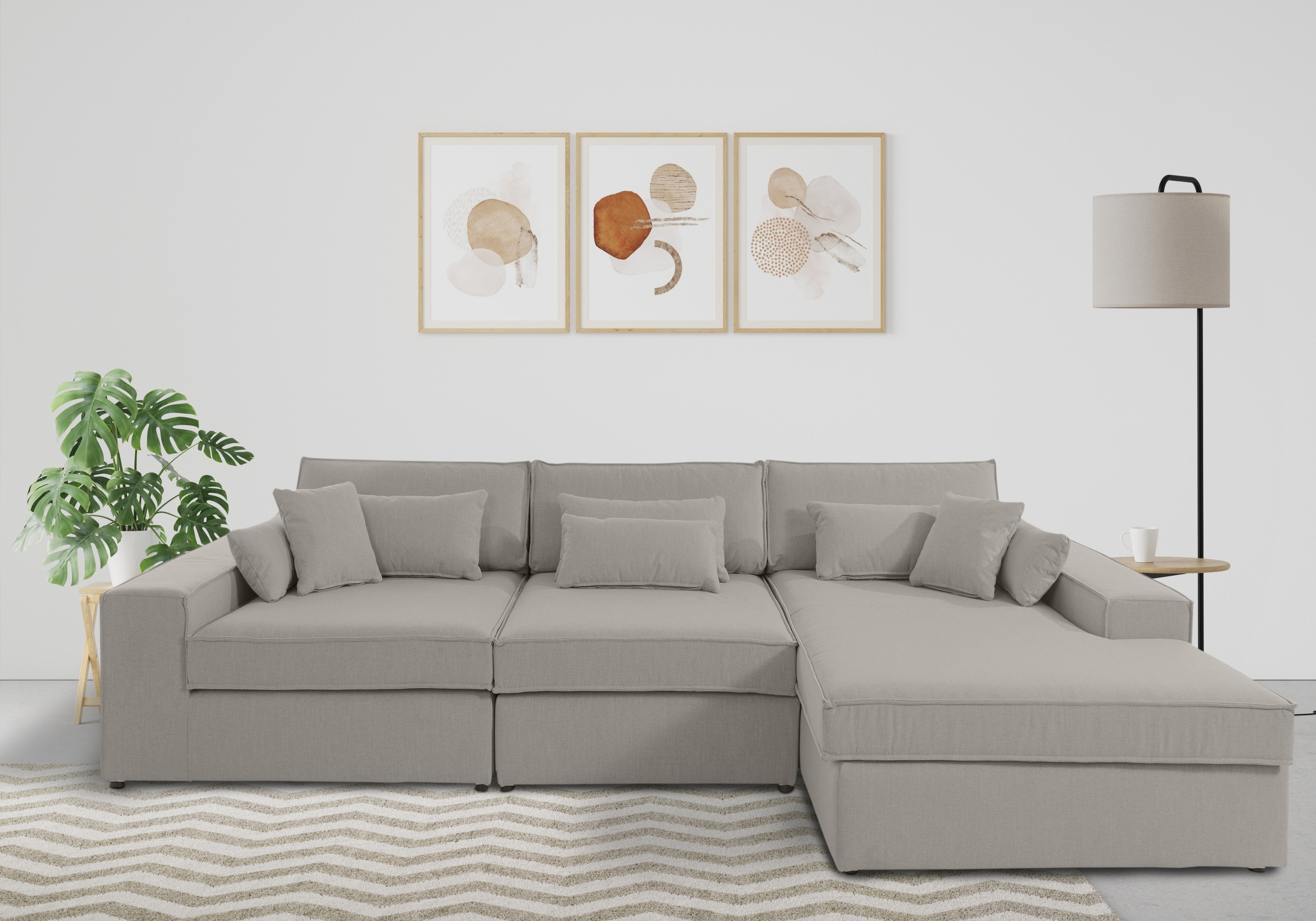 OTTO home Ecksofa "Enid L-Form" 3 Teile, bestehend aus Modulen, in vielen B günstig online kaufen