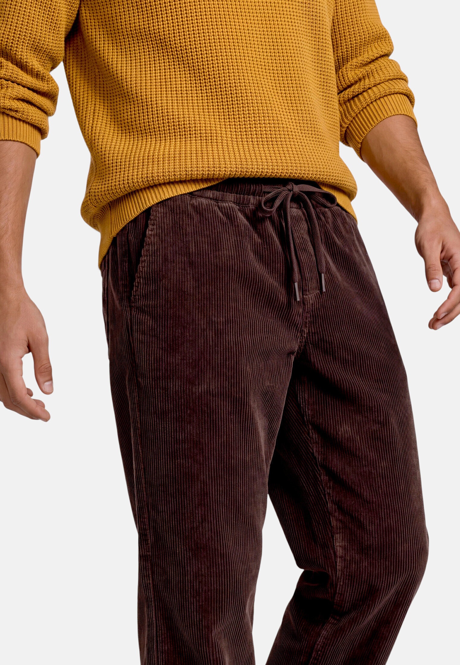 Zero Stoffhose »Herren mit Kordelzug«  Plain/ ohne Details