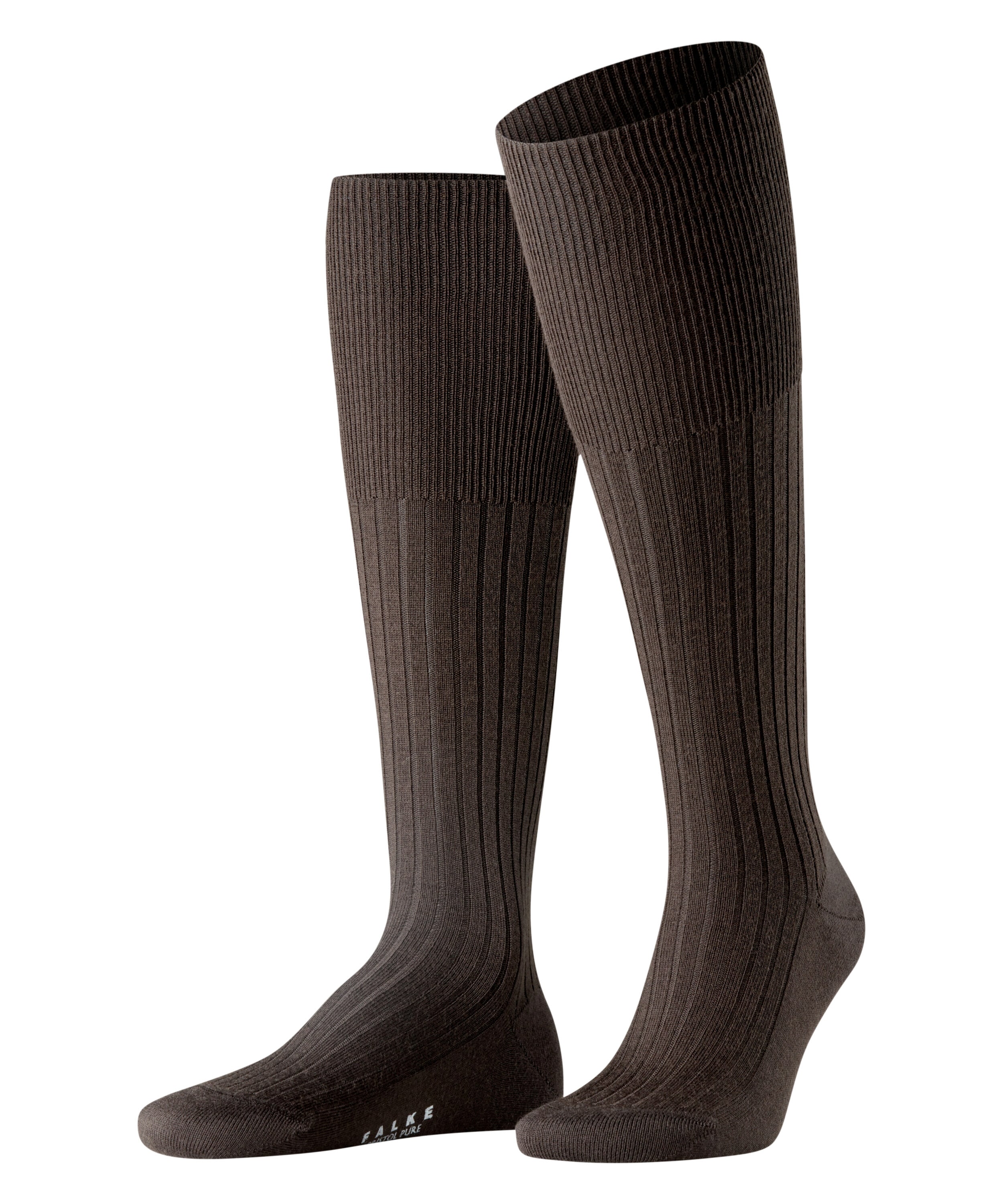 FALKE Kniestrümpfe "Bristol Pure" 1 Paar tlg.