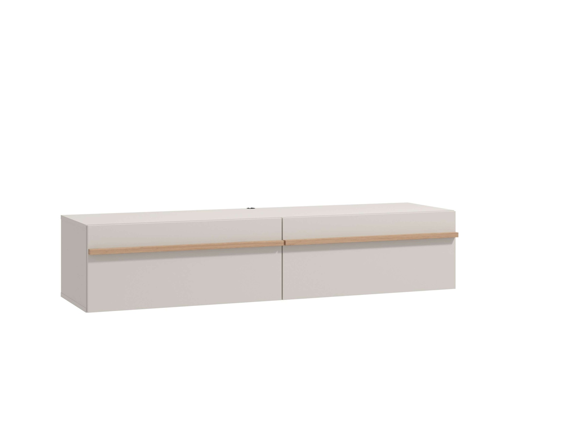 Home affaire Lowboard "Arles TV-Kommode, Breite 128 /154/192 cm, TV-Schrank, Wandmontage" mit geschlossenen Fächern, in Kaschmir Farbe, mit Klappentüren